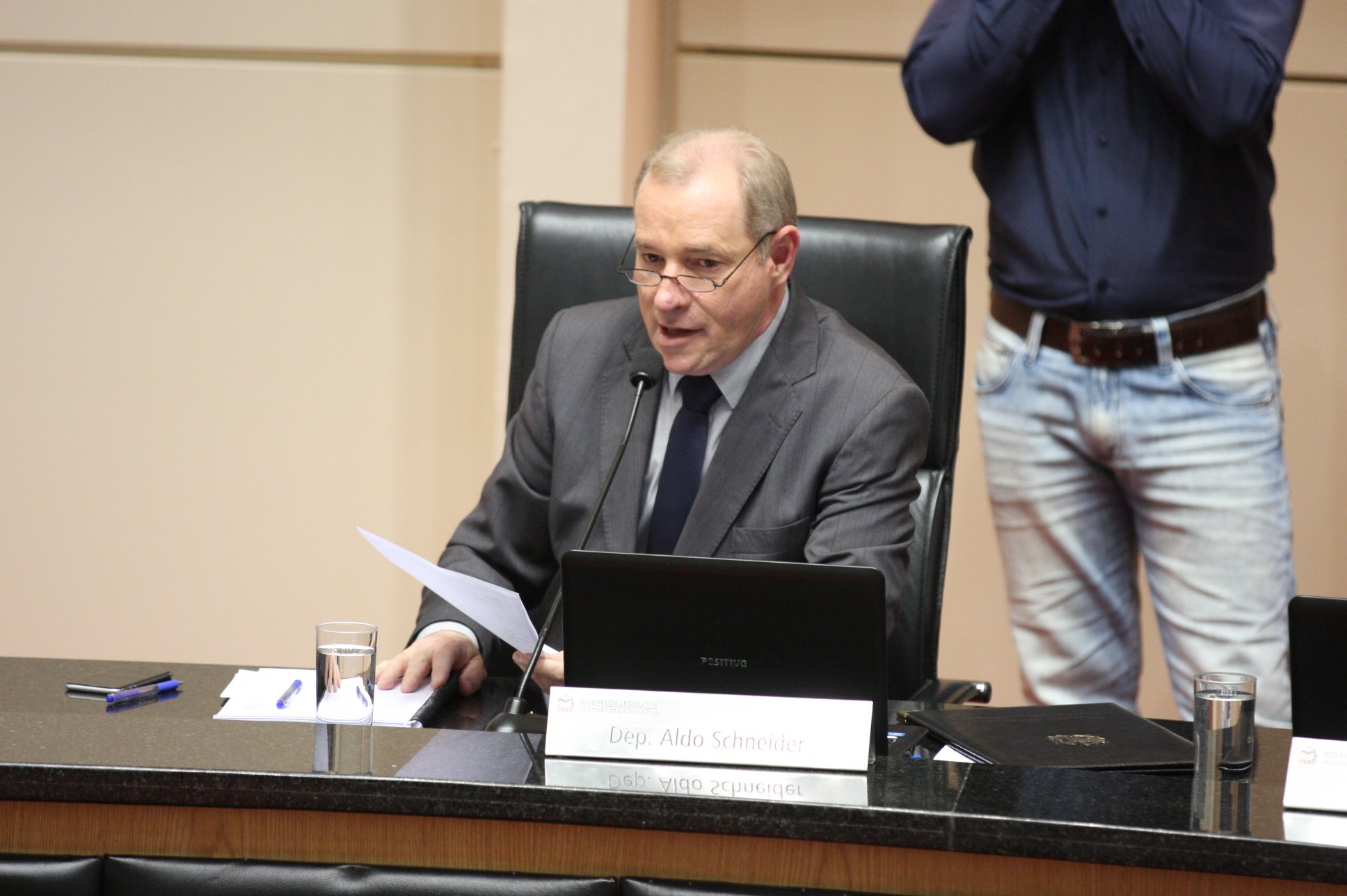 Sessão Ordinária. Dep: Aldo Schneider (PMDB). Foto: Yuri Santos / Agênica AL
