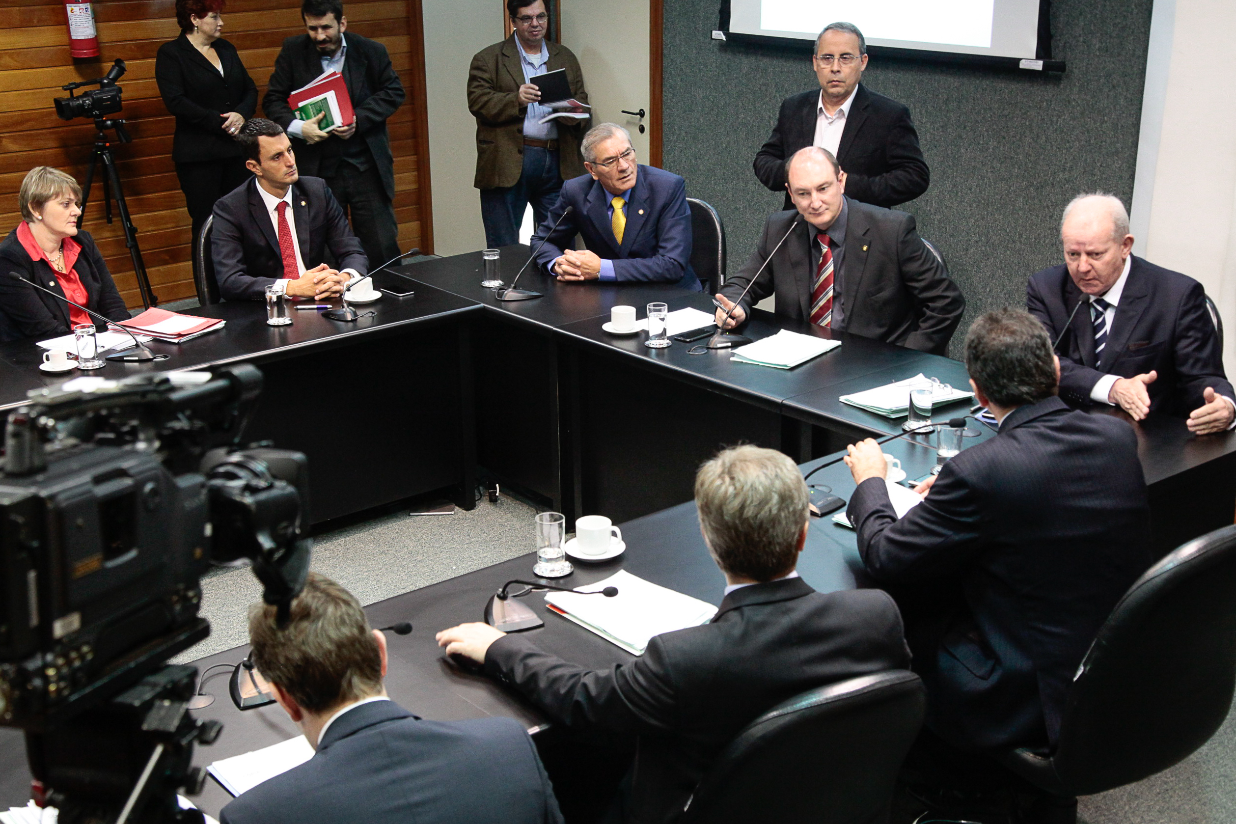 Reunião da Comissão de Constituição e Justiça. Foto: Miriam Zomer/Agência AL