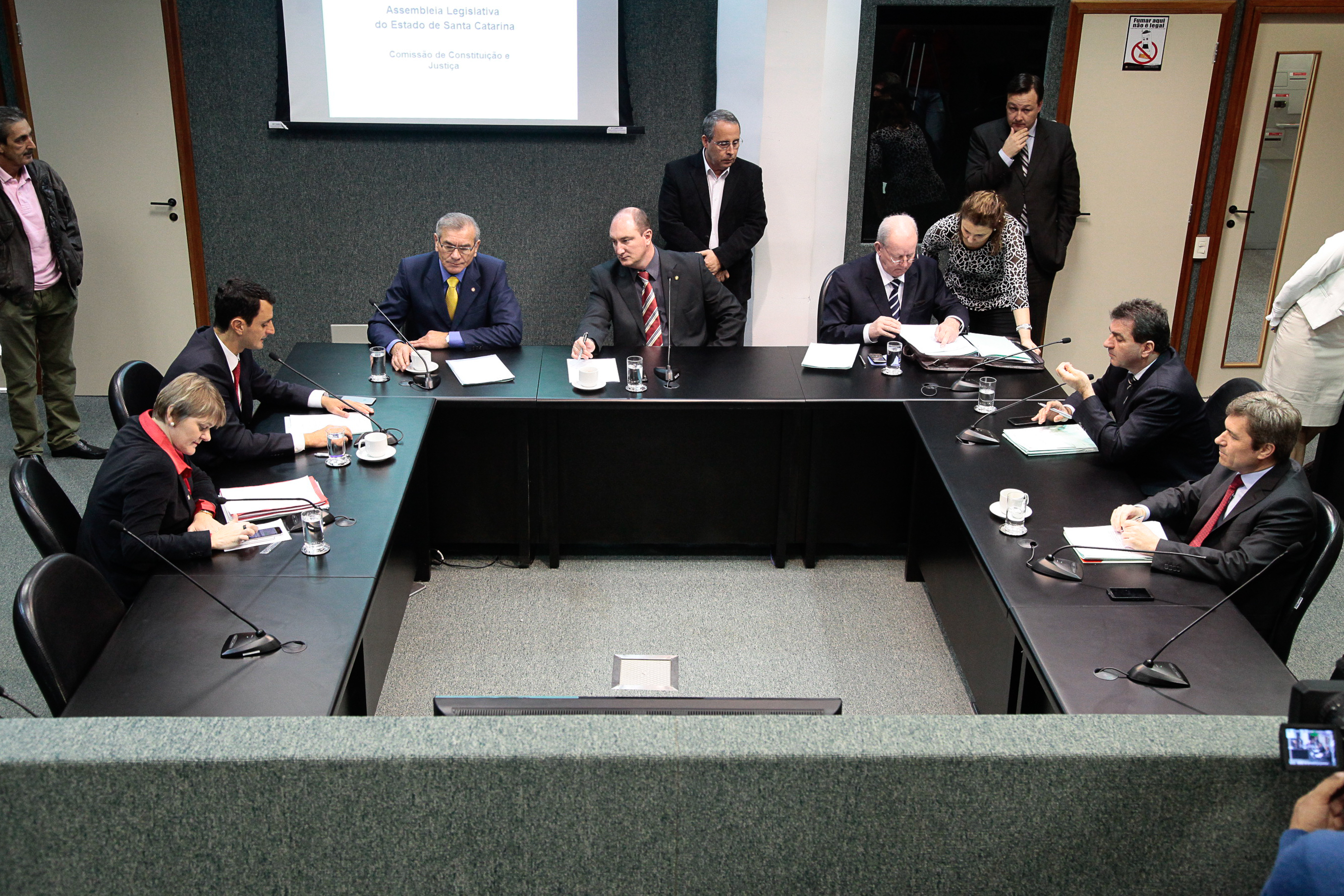Reunião da Comissão de Constituição e Justiça. Foto: Miriam Zomer/Agência AL
