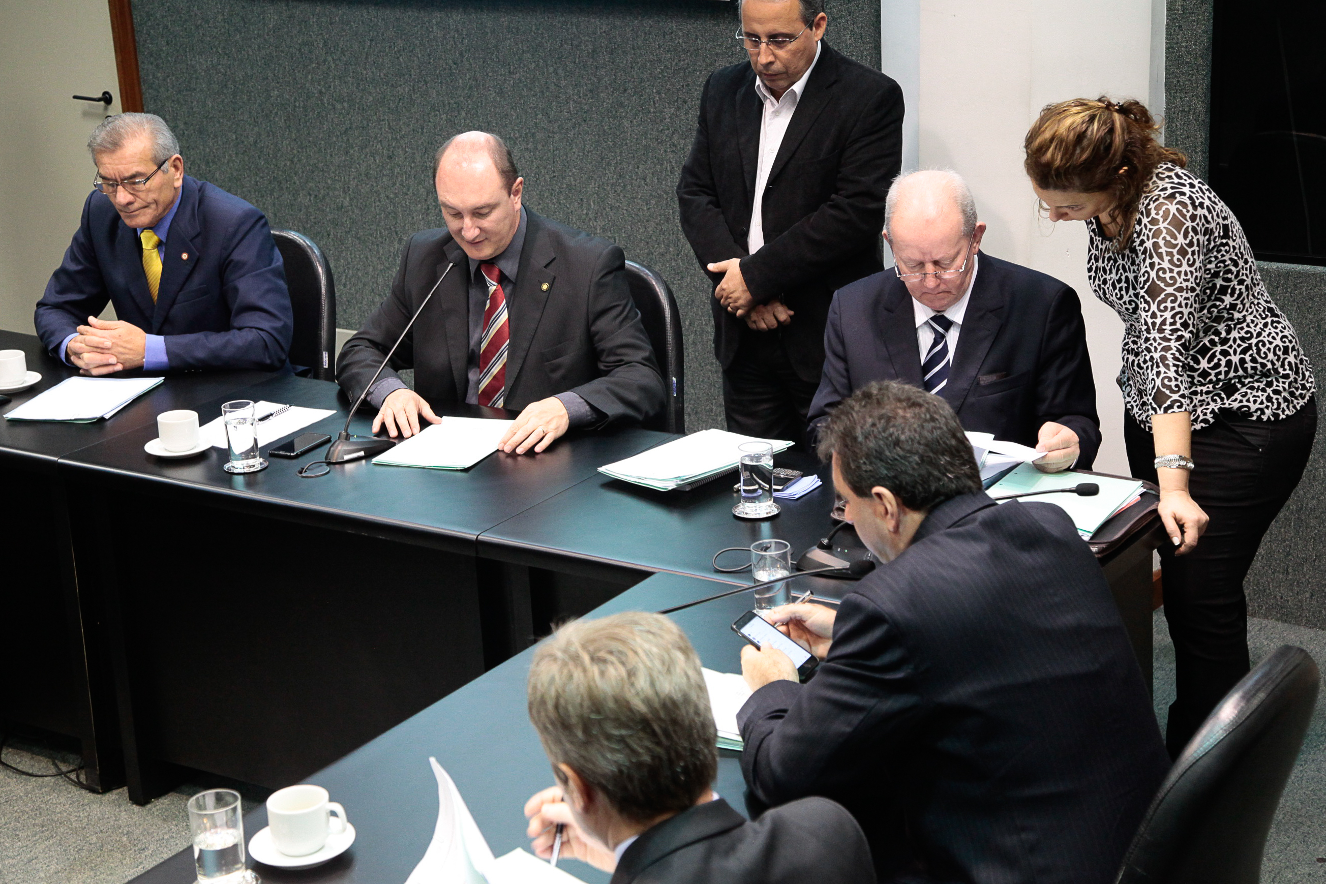 Reunião da Comissão de Constituição e Justiça. Foto: Miriam Zomer/Agência AL