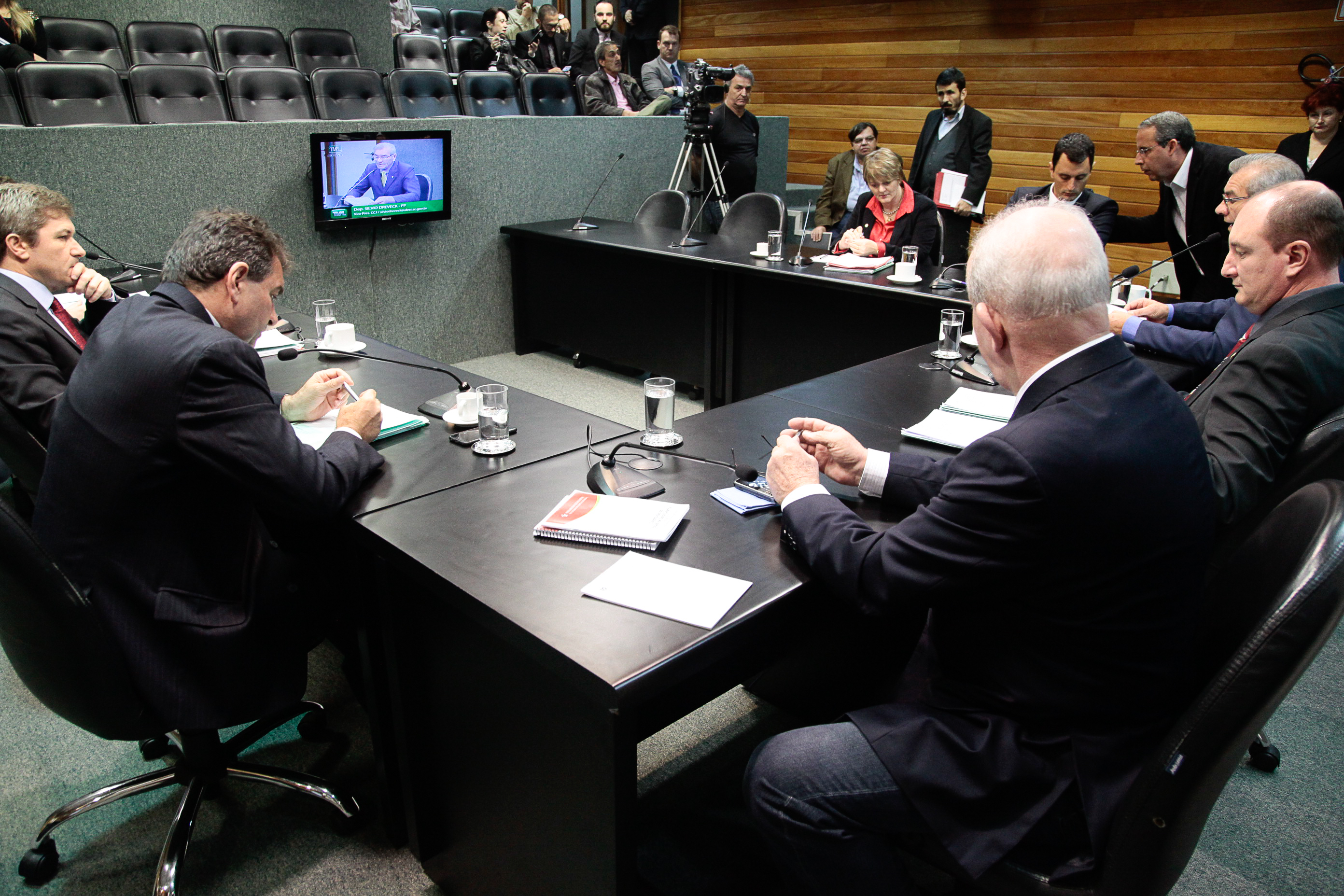 Reunião da Comissão de Constituição e Justiça. Foto: Miriam Zomer/Agência AL