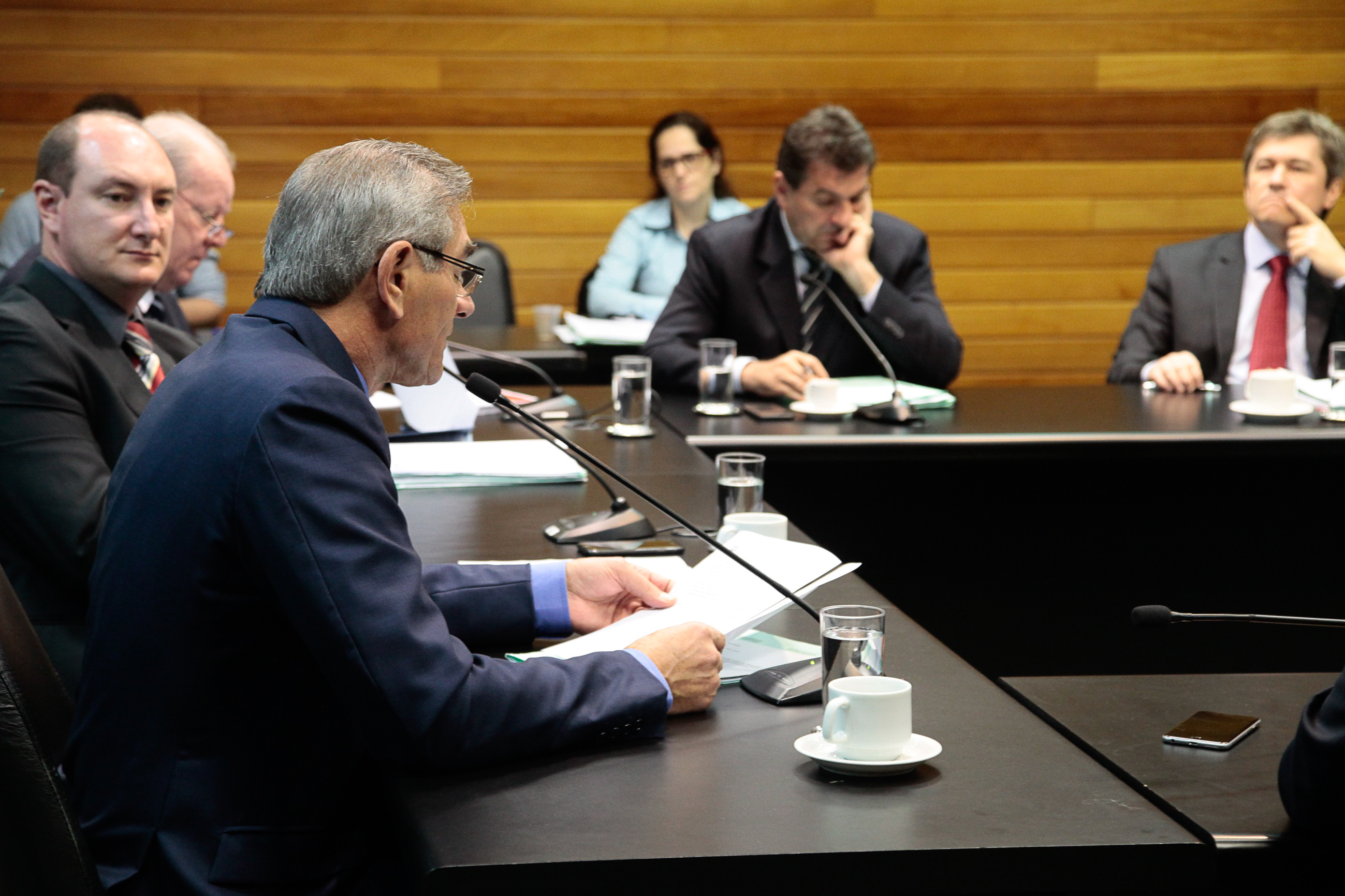 Reunião da Comissão de Constituição e Justiça. Foto: Miriam Zomer/Agência AL
