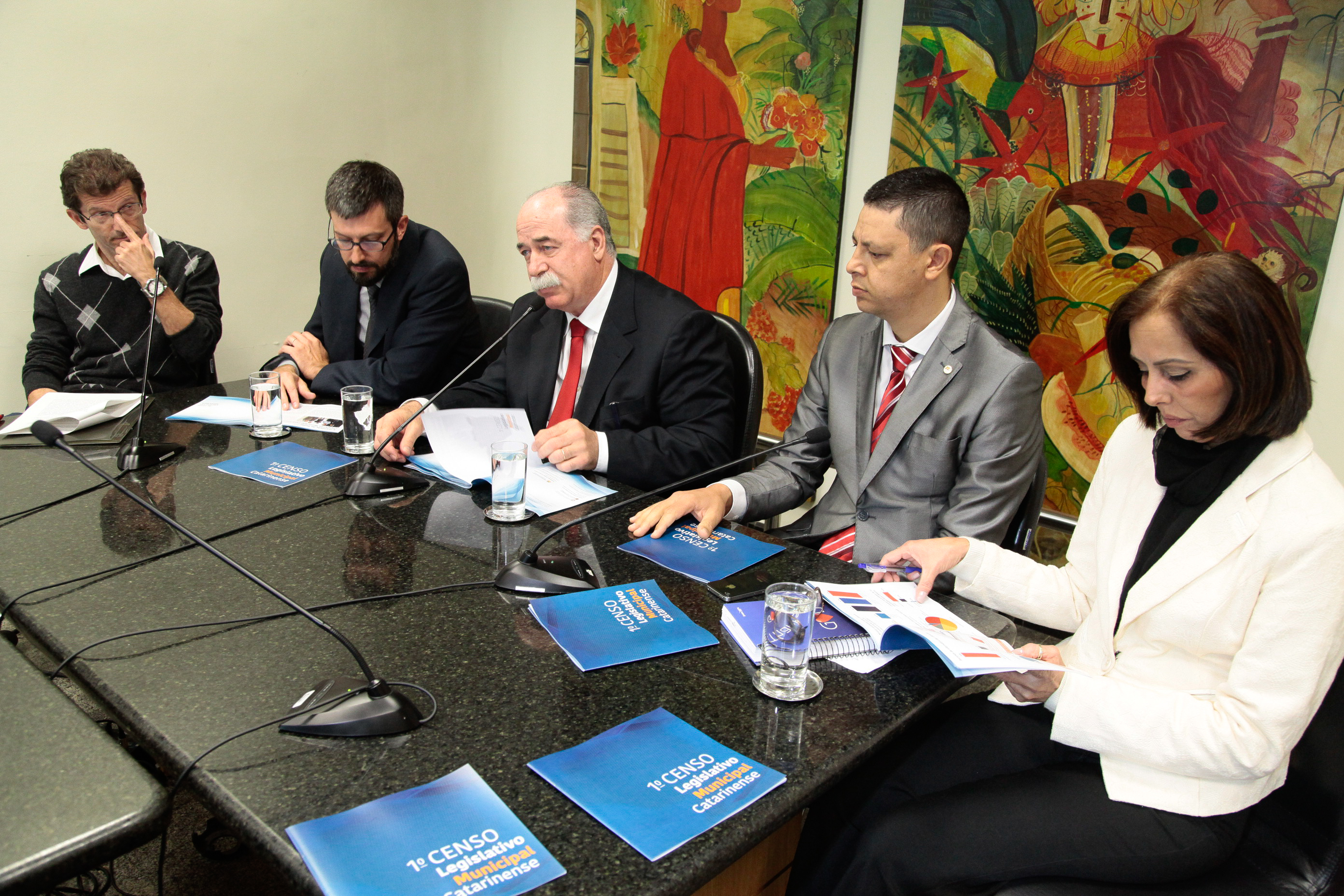 1º Censo Legislativo Municipal Catarinense. Foto:Miriam Zomer/Agência AL