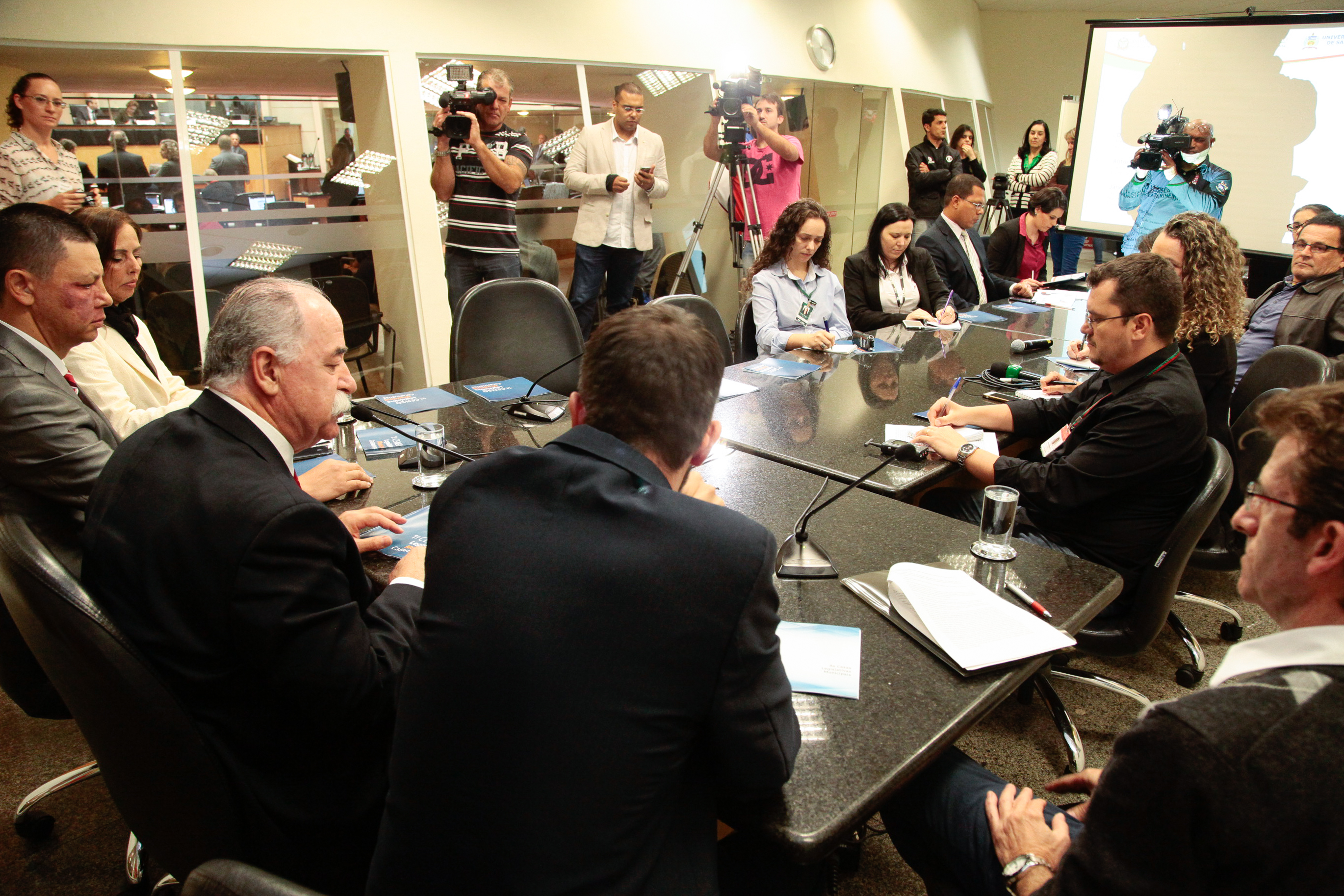 1º Censo Legislativo Municipal Catarinense. Foto:Miriam Zomer/Agência AL