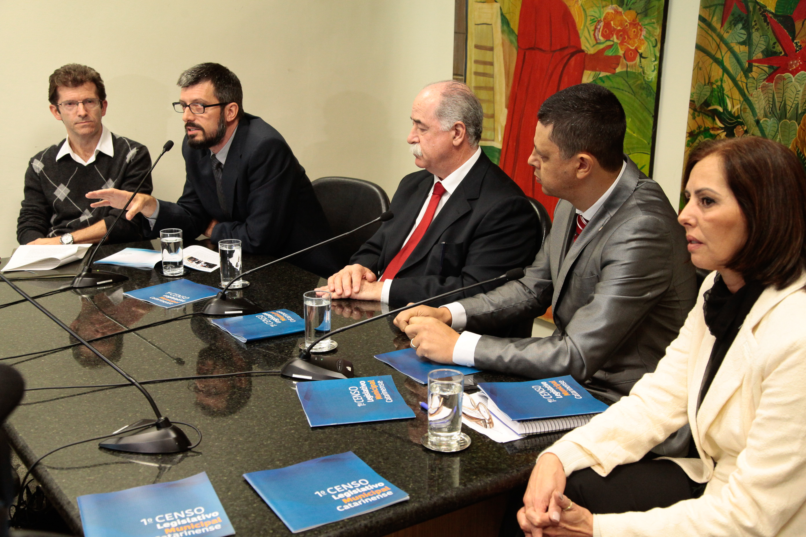 1º Censo Legislativo Municipal Catarinense. Foto:Miriam Zomer/Agência AL