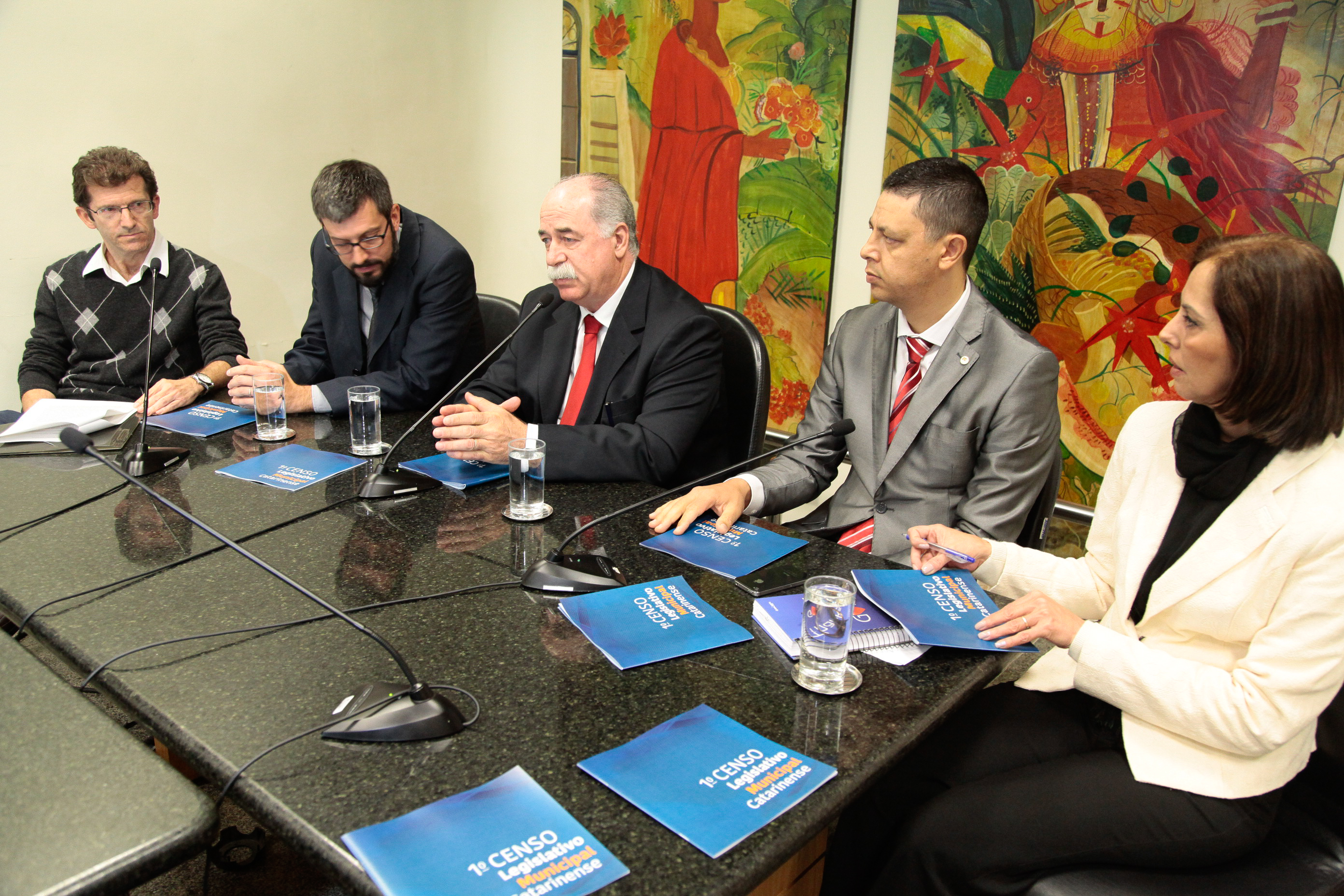 1º Censo Legislativo Municipal Catarinense. Foto:Miriam Zomer/Agência AL