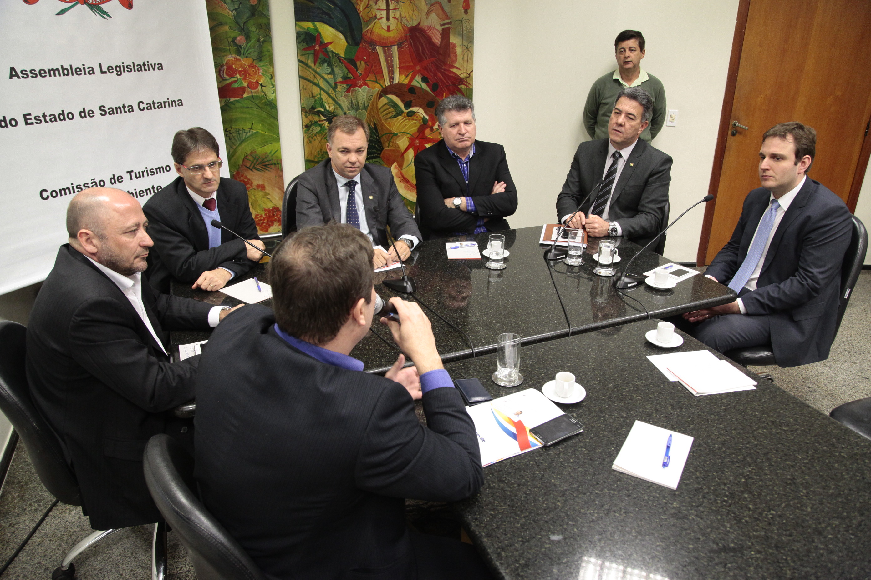 Comissão de Turismo. Reunião com representantes da Associação Catarinense do Centro de Convenções, Exposições e Pavilhões de Santa Catarina. Fotos: Miriam Zomer / Agência AL