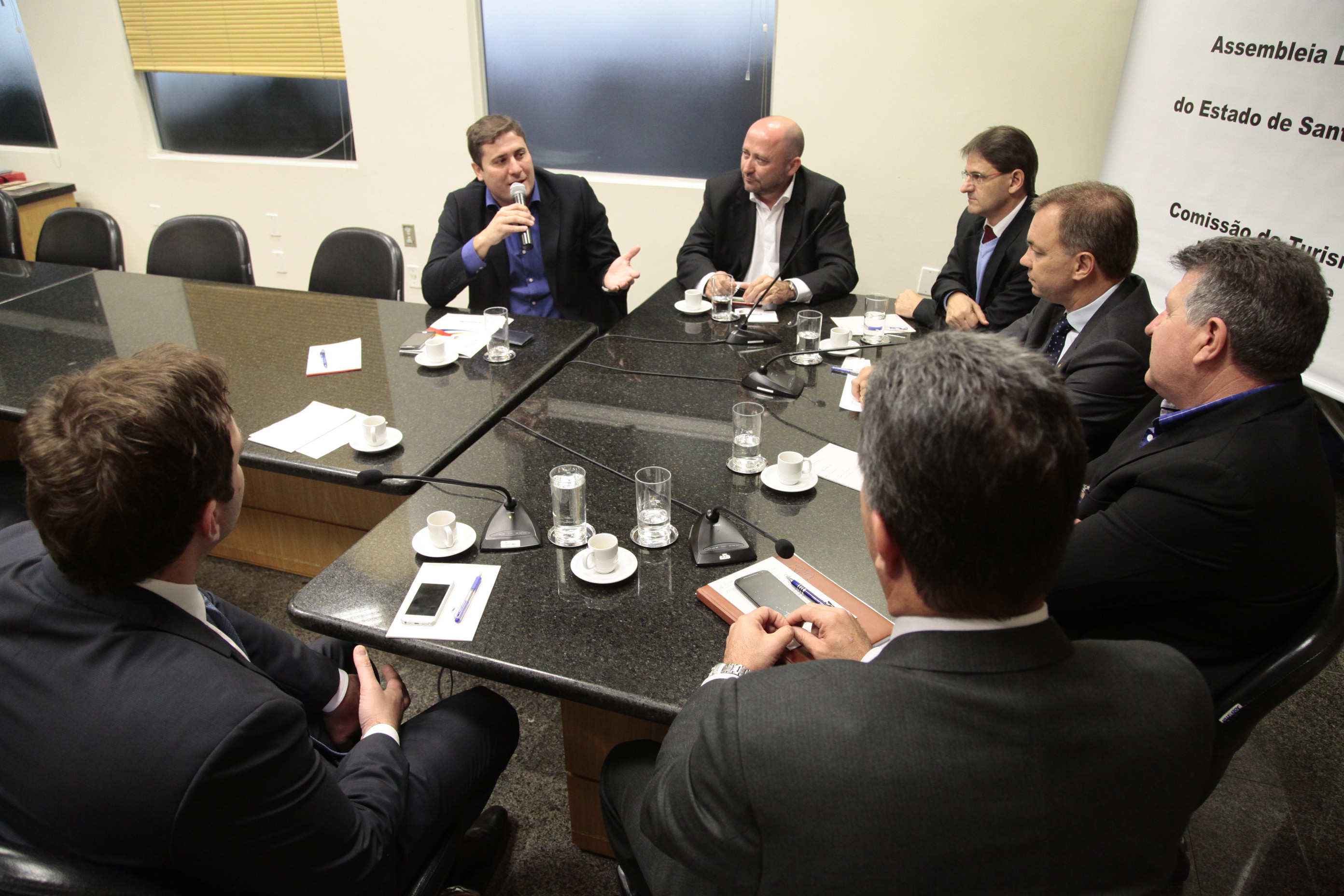 Comissão de Turismo. Reunião com representantes da Associação Catarinense do Centro de Convenções, Exposições e Pavilhões de Santa Catarina. Fotos: Miriam Zomer / Agência AL