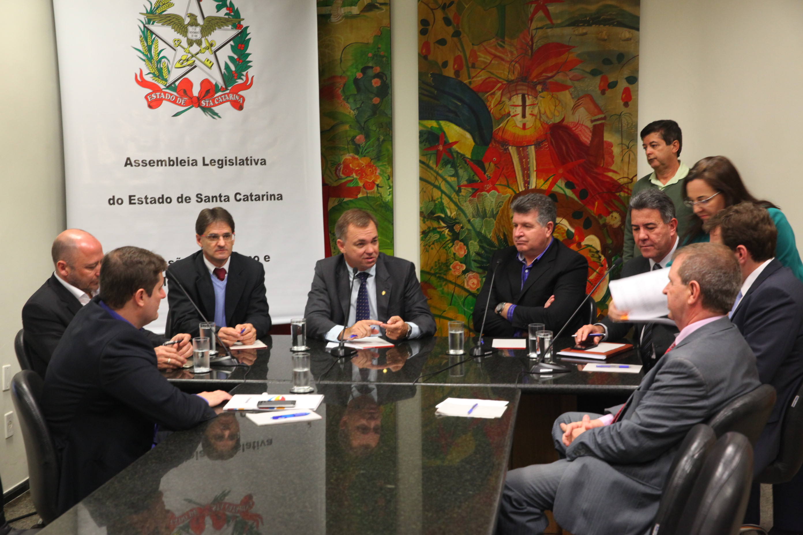 Comissão de Turismo. Reunião com representantes da Associação Catarinense do Centro de Convenções, Exposições e Pavilhões de Santa Catarina. Foto: Humberto Gesser / Agência AL