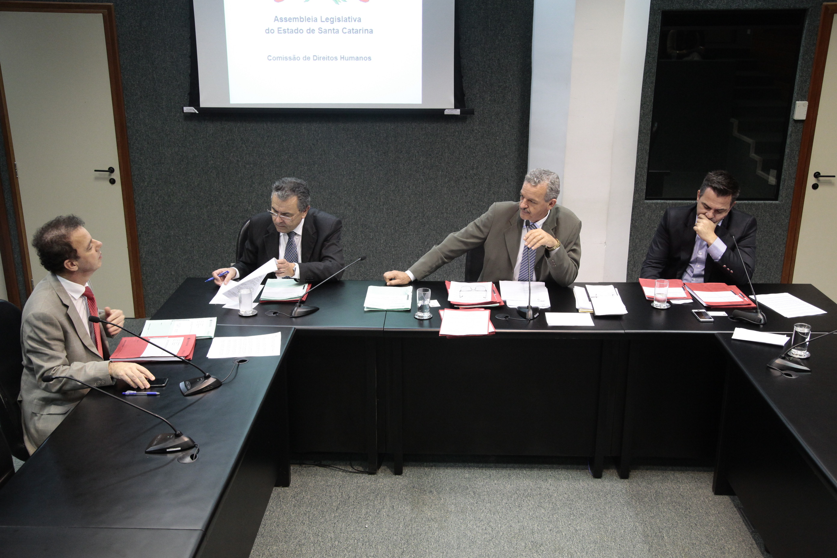 Reunião da Comissão de Direitos Humanos. Foto: Miriam Zomer/Agência AL