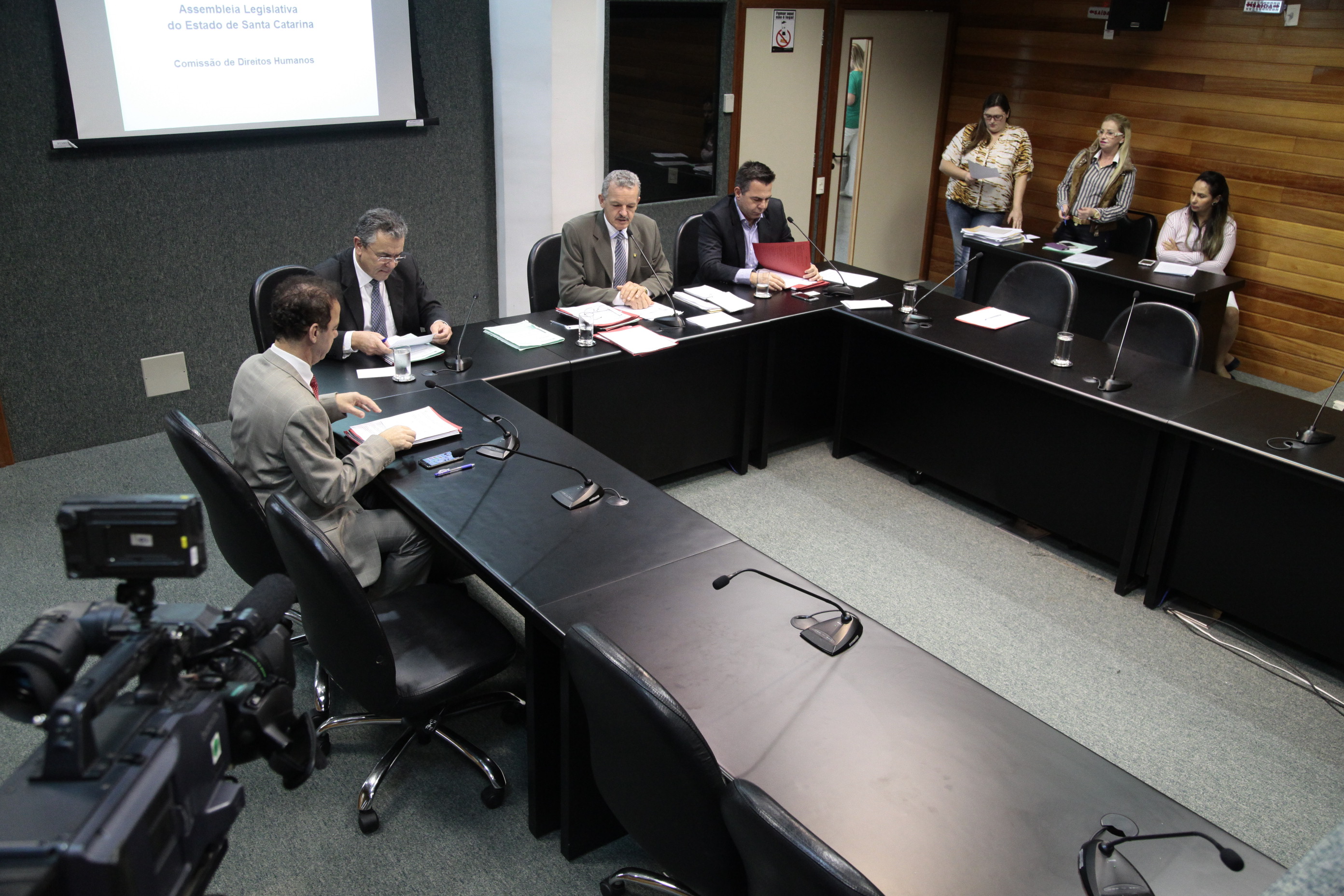 Reunião da Comissão de Direitos Humanos. Foto: Miriam Zomer/Agência AL