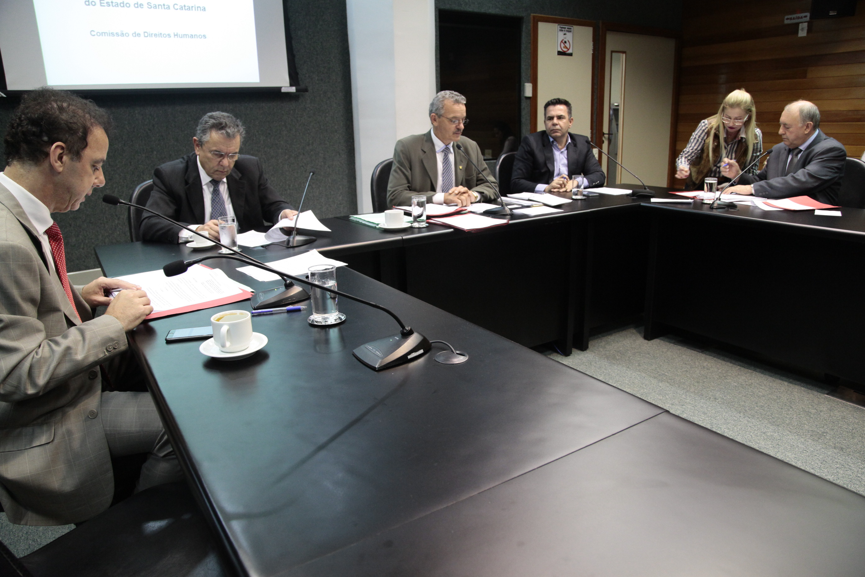 Reunião da Comissão de Direitos Humanos. Foto: Miriam Zomer/Agência AL