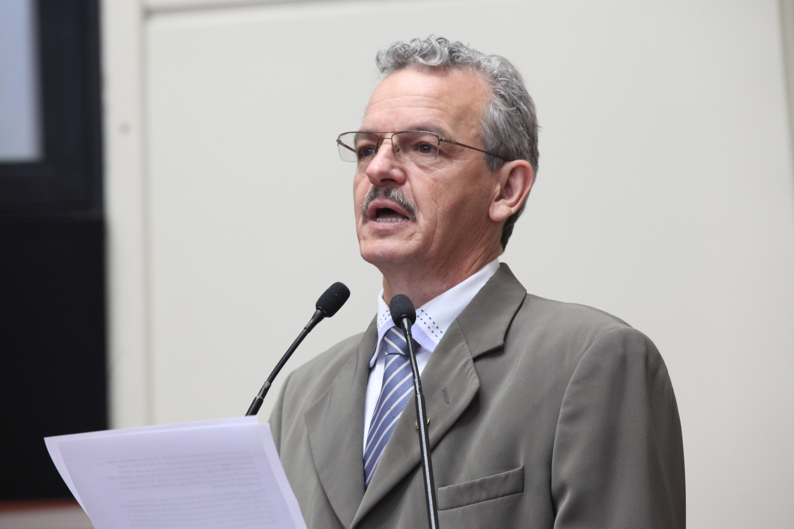 Sessão Ordinária da Assembleia Legislativa do Estado de Santa Catarina. Deputado Dirceu Dresch (PT)  -  Foto: Eduardo Guedes de Oliveira/Agência AL