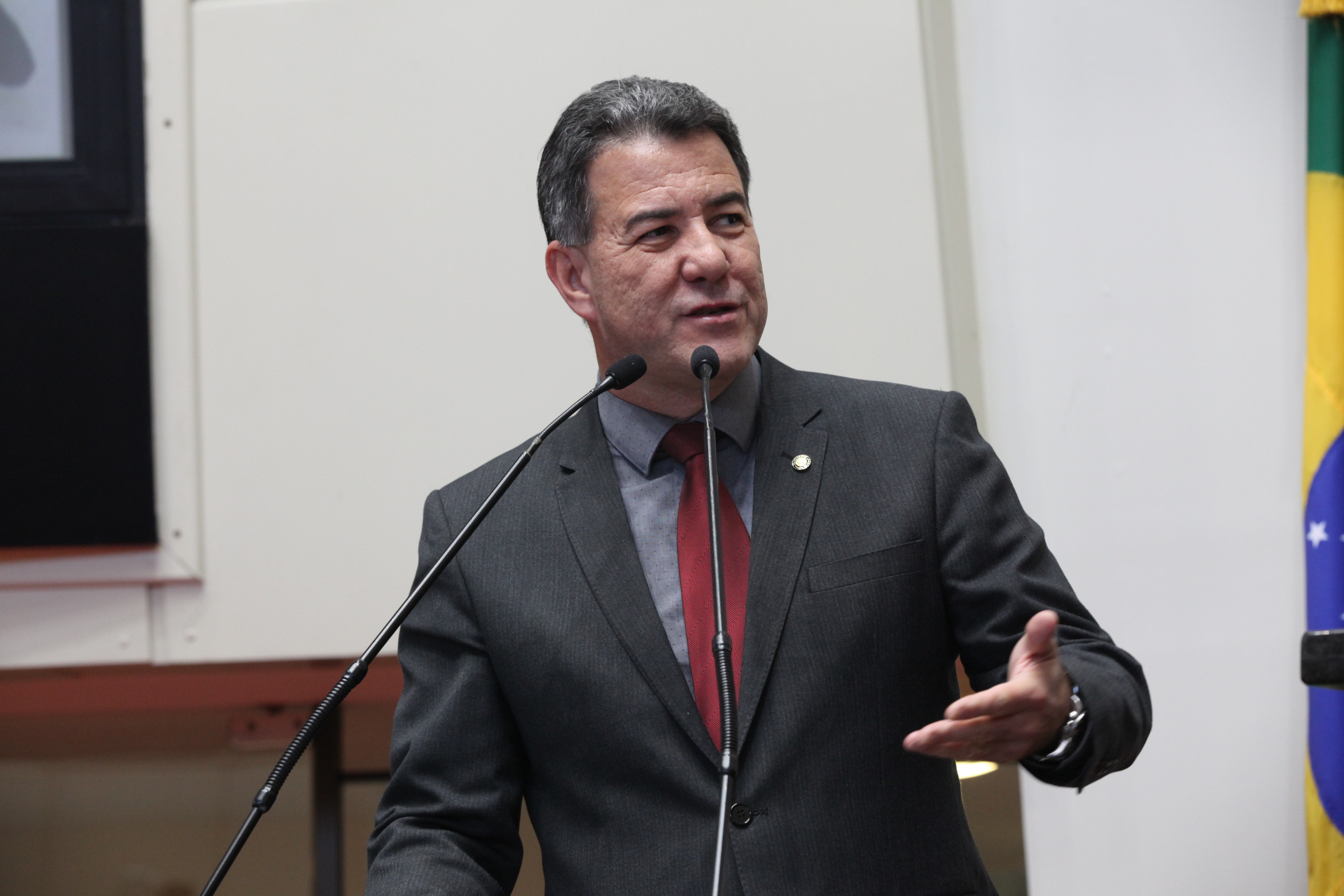 Sessão Ordinária da Assembleia Legislativa do Estado de Santa Catarina. Deputado Jean Leutprecht (PCdoB)  - Foto: Eduardo Guedes de Oliveira/Agência AL