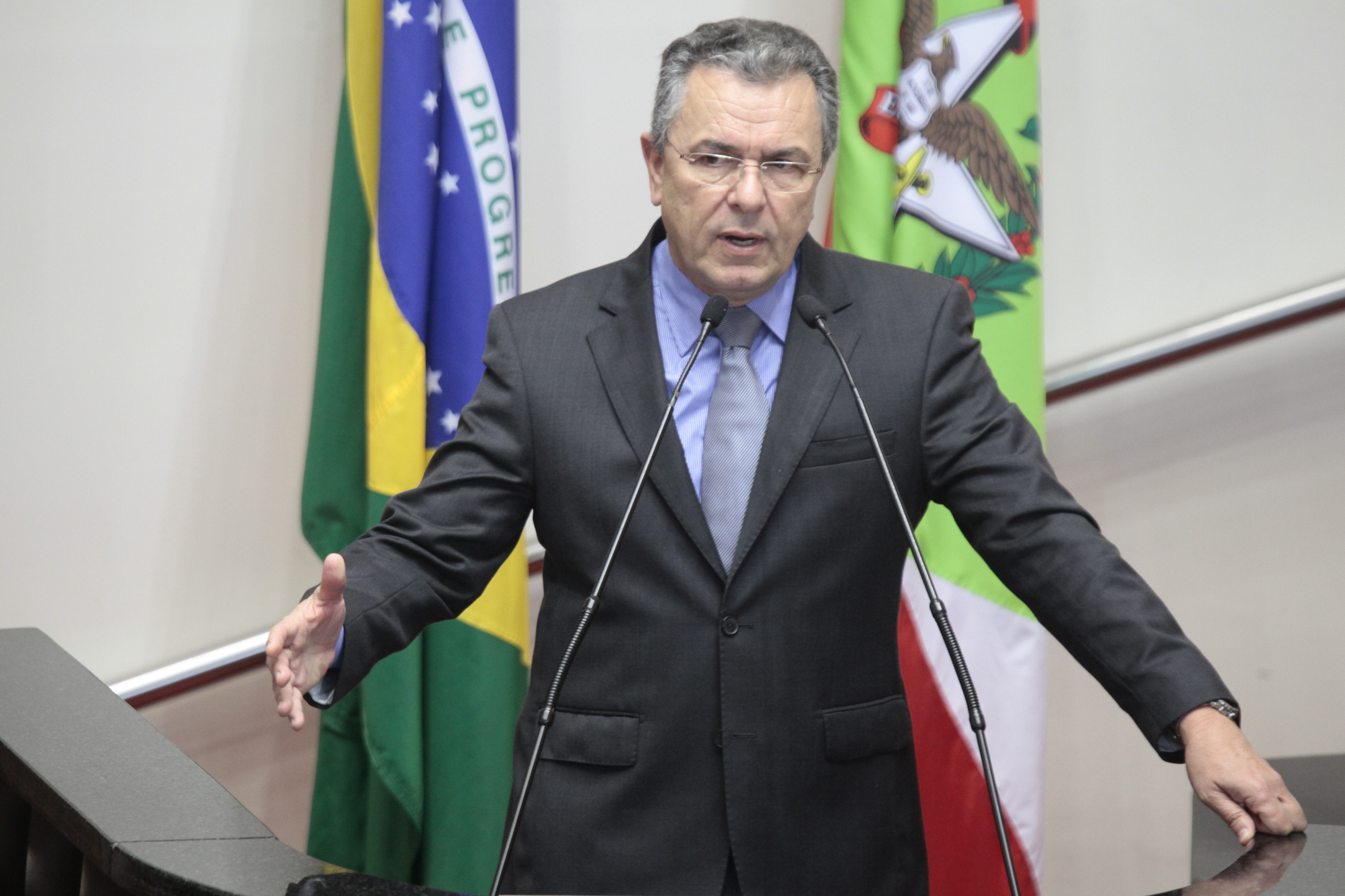 Sessão Ordinária da Assembleia Legislativa do Estado de Santa Catarina. Deputado Dalmo Claro (PMDB) - Fotos:Miriam Zomer/Agência AL