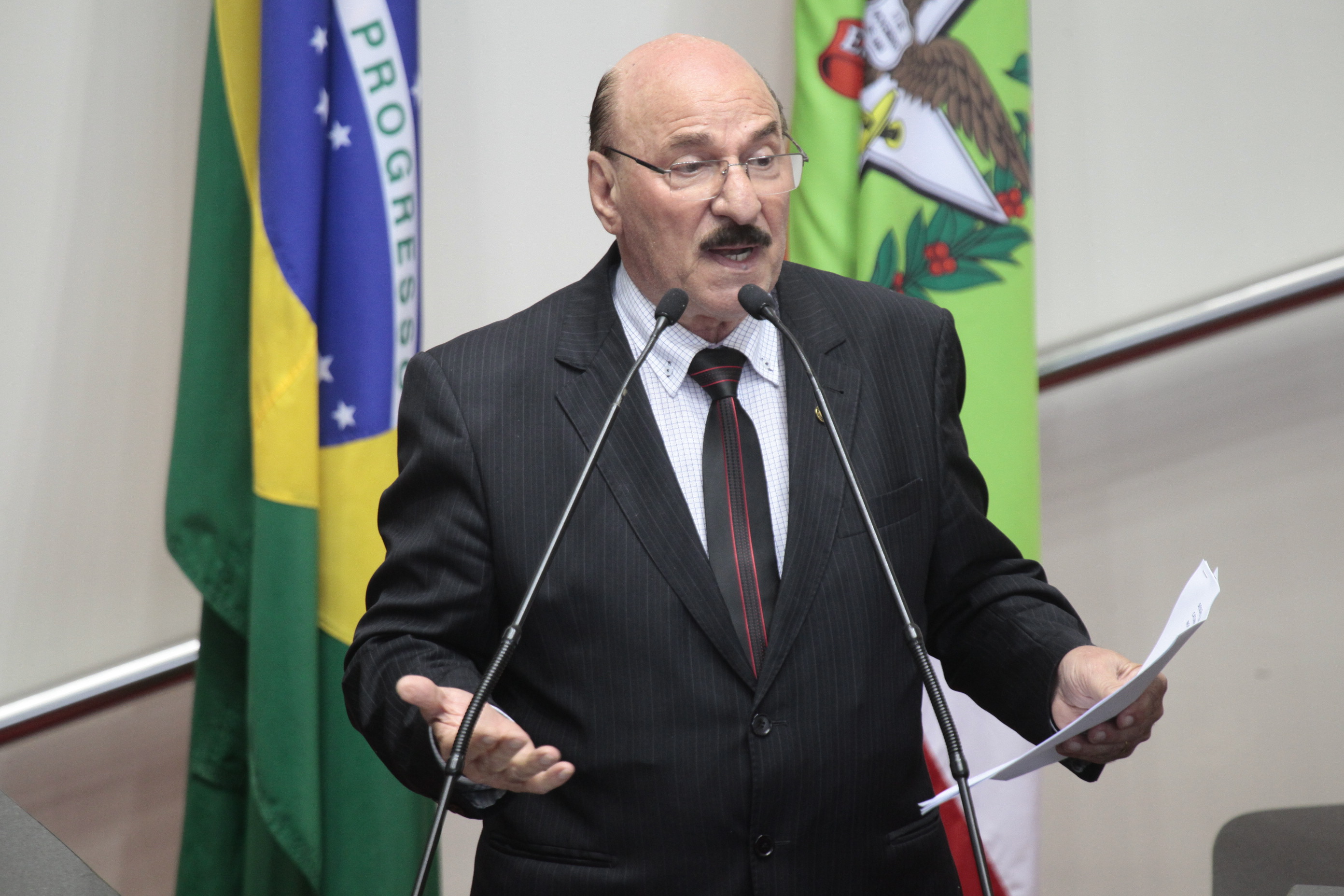 Sessão Ordinária da Assembleia Legislativa do Estado de Santa Catarina. Deputado Manoel Mota (PMDB) - Fotos:Miriam Zomer/Agência AL