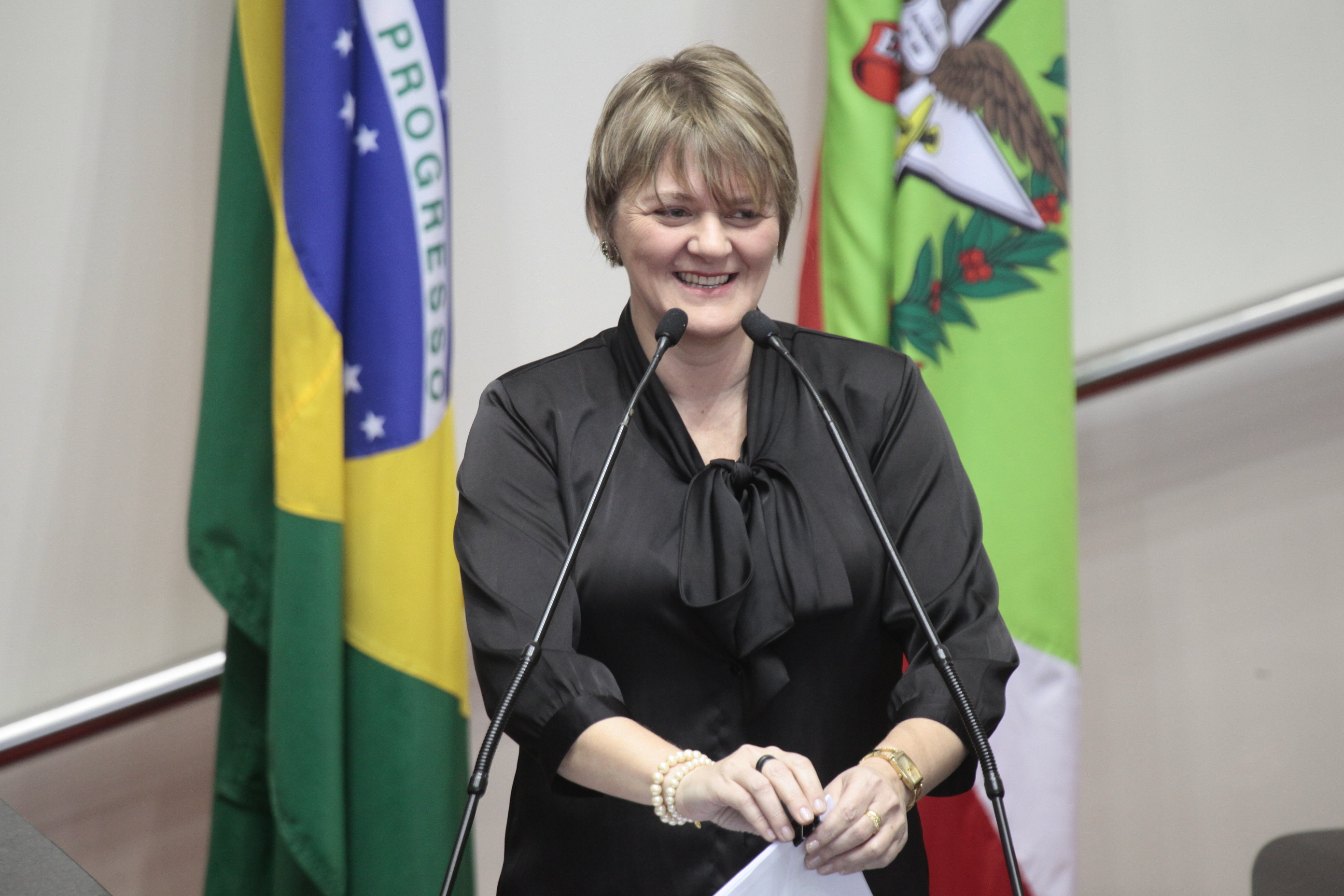 Sessão Ordinária da Assembleia Legislativa do Estado de Santa Catarina. Deputada: Luciane Carminatti (PT). Fotos:Miriam Zomer/Agência AL
