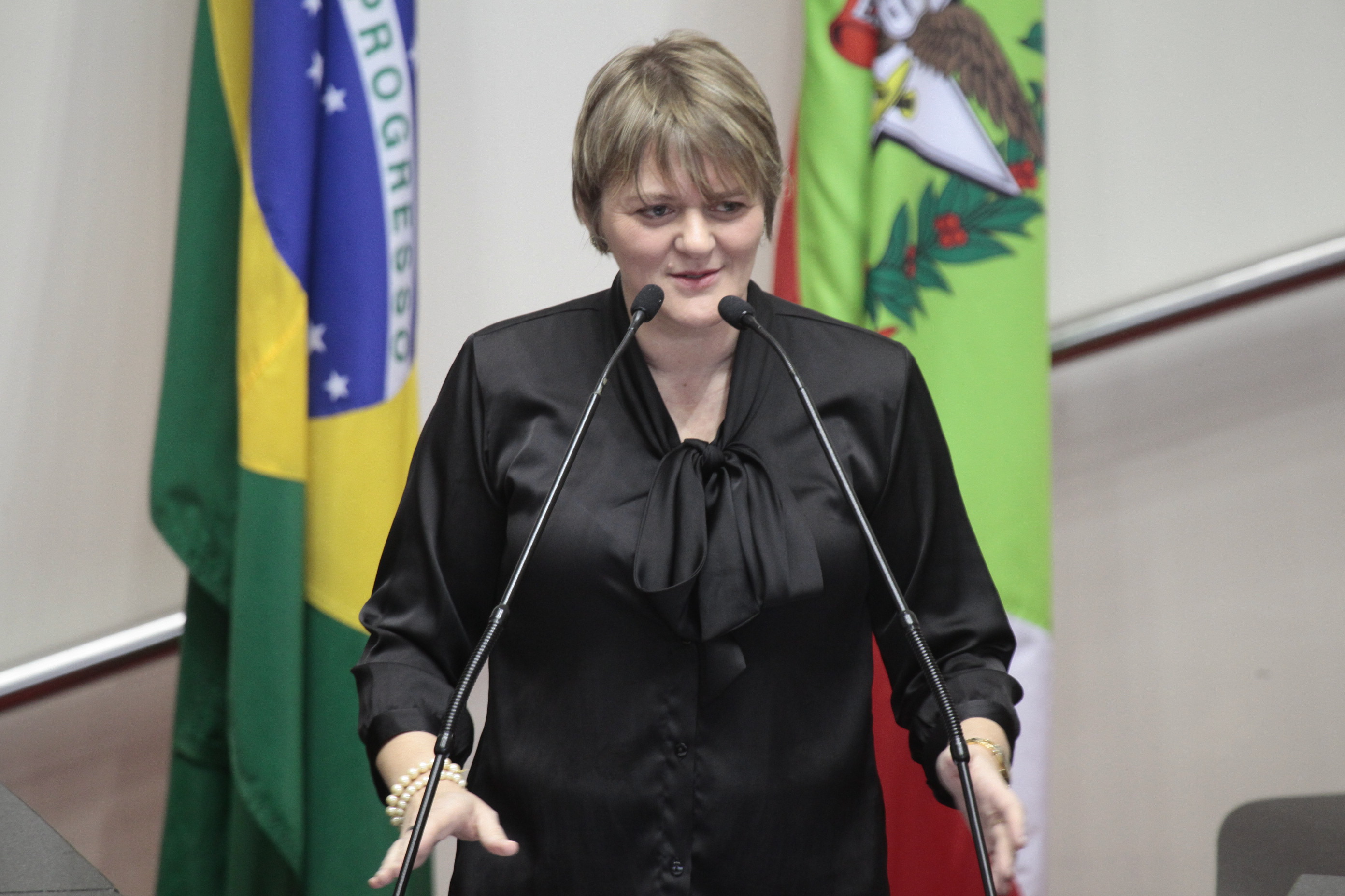 Sessão Ordinária da Assembleia Legislativa do Estado de Santa Catarina. Deputada: Luciane Carminatti (PT). Fotos:Miriam Zomer/Agência AL