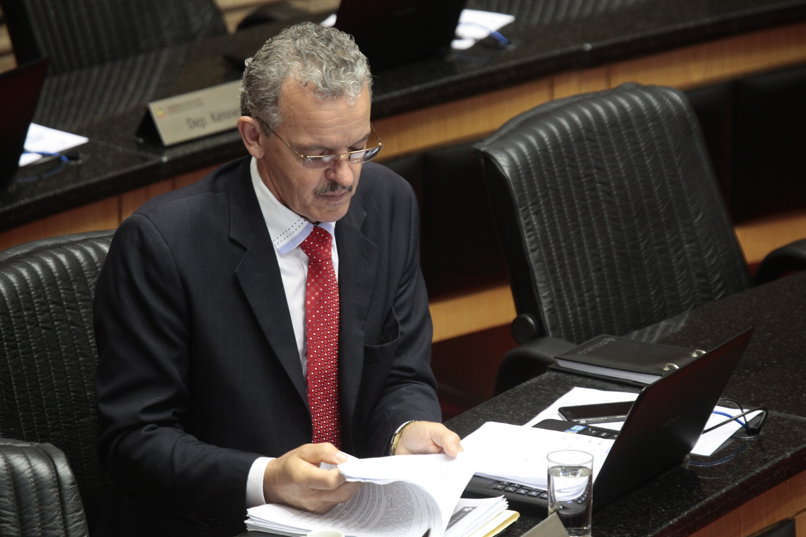Sessão Ordinária da Assembleia Legislativa do Estado de Santa Catarina. Deputado: Dirceu Dresch (PT). Fotos:Miriam Zomer/Agência AL