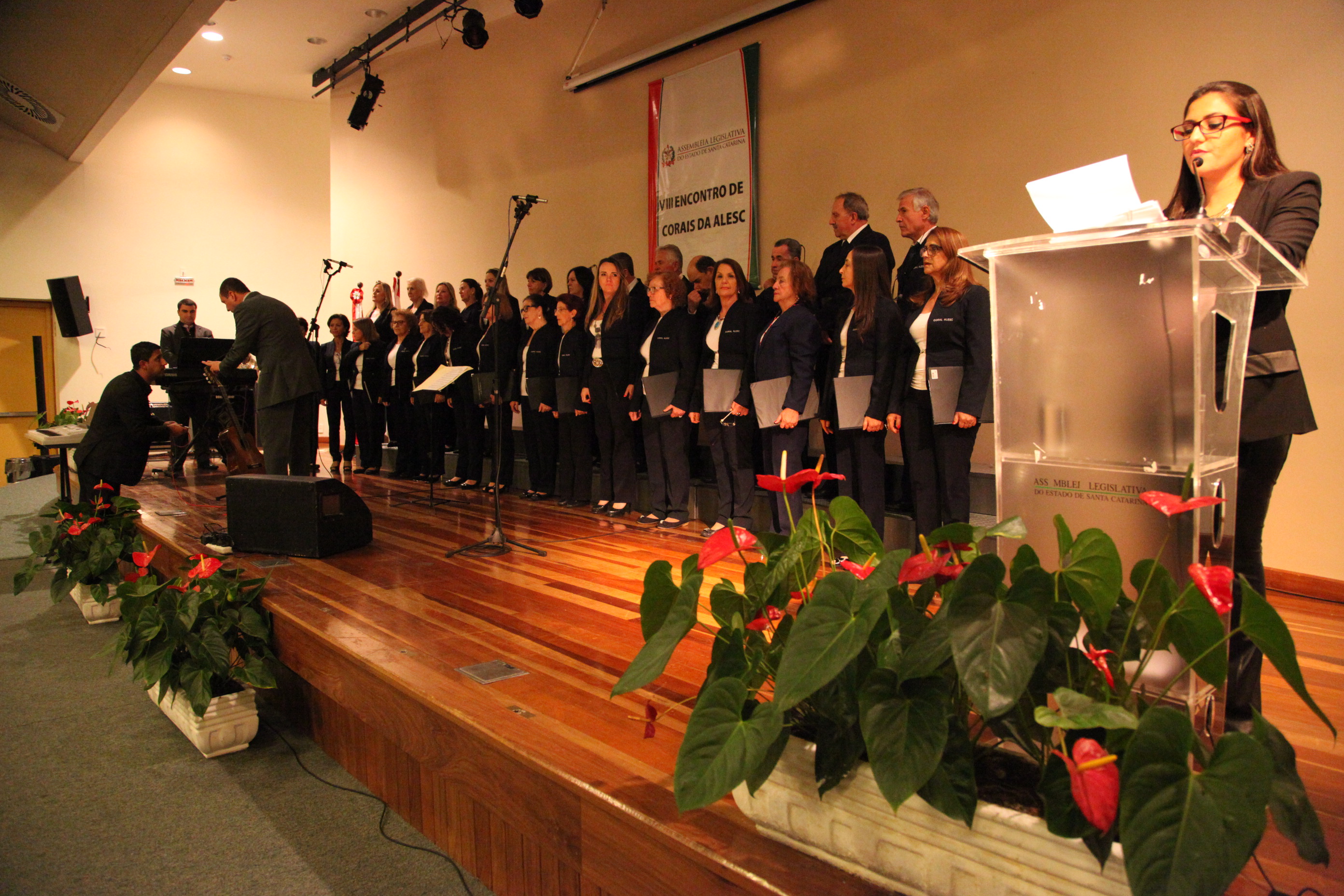VIII Encontro de Corais da ALESC _FOTO Eduardo Guedes de Oliveira / Agência AL