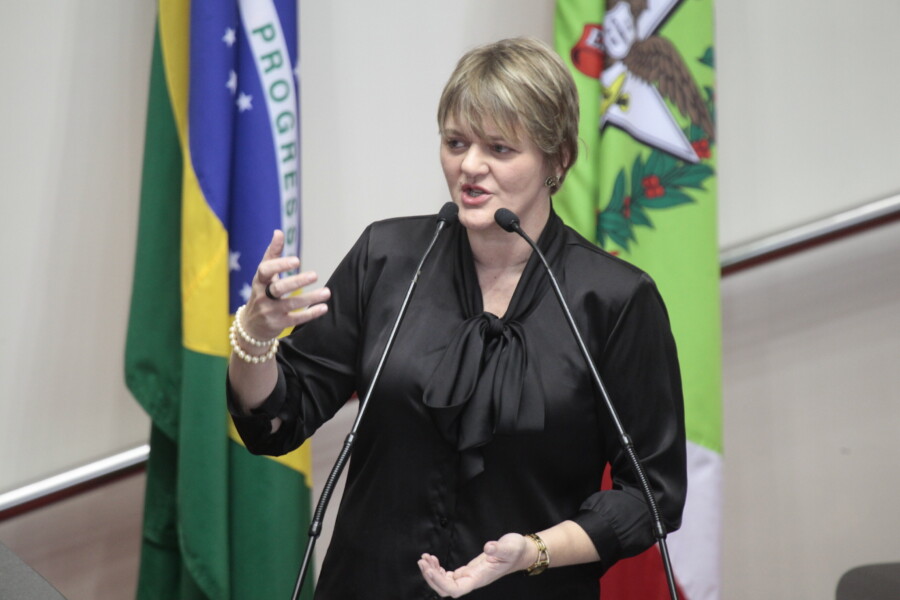 Deputada Luciane Carminatti, líder da bancada do PT