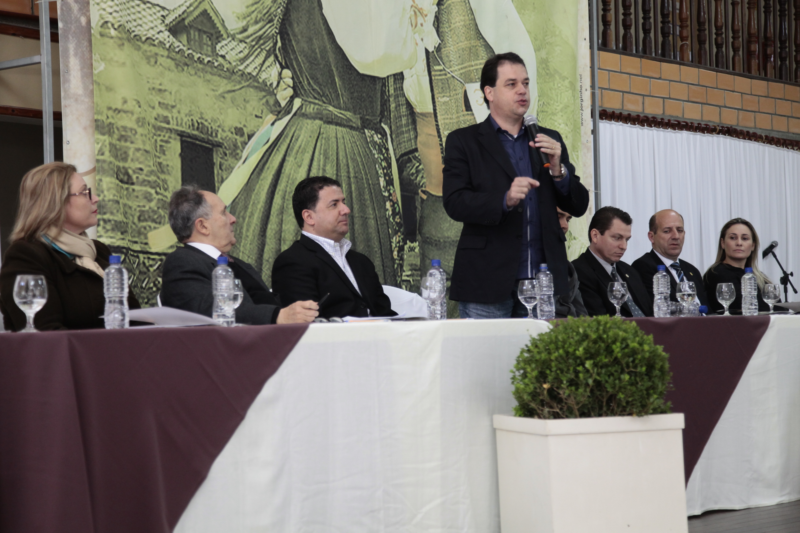II Seminário Regional sobre Educação, realizado na cidade de Urussanga. Deputado Rodrigo Minotto (PDT) -  Foto: Miriam Zomer/Agência AL