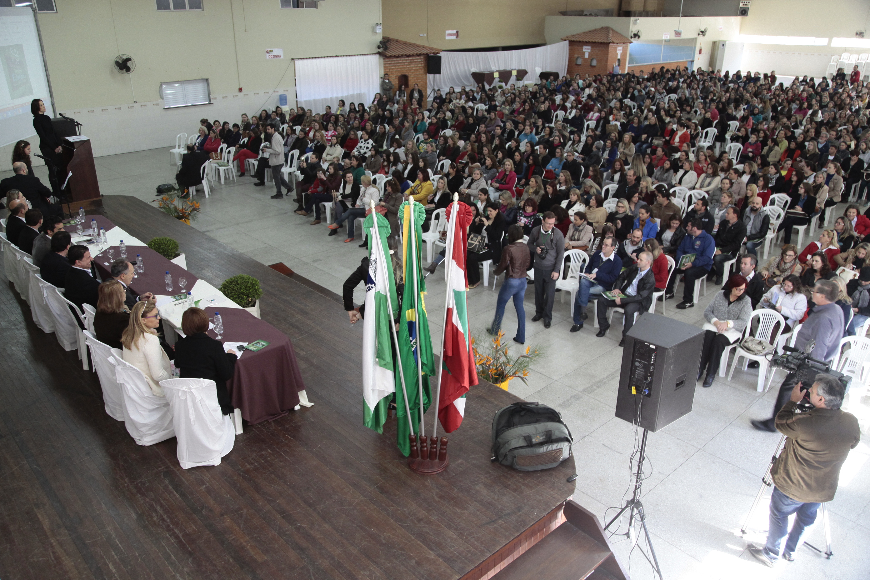 II Seminário Regional sobre Educação, realizado na cidade de Urussanga. Foto: Miriam Zomer/Agência AL