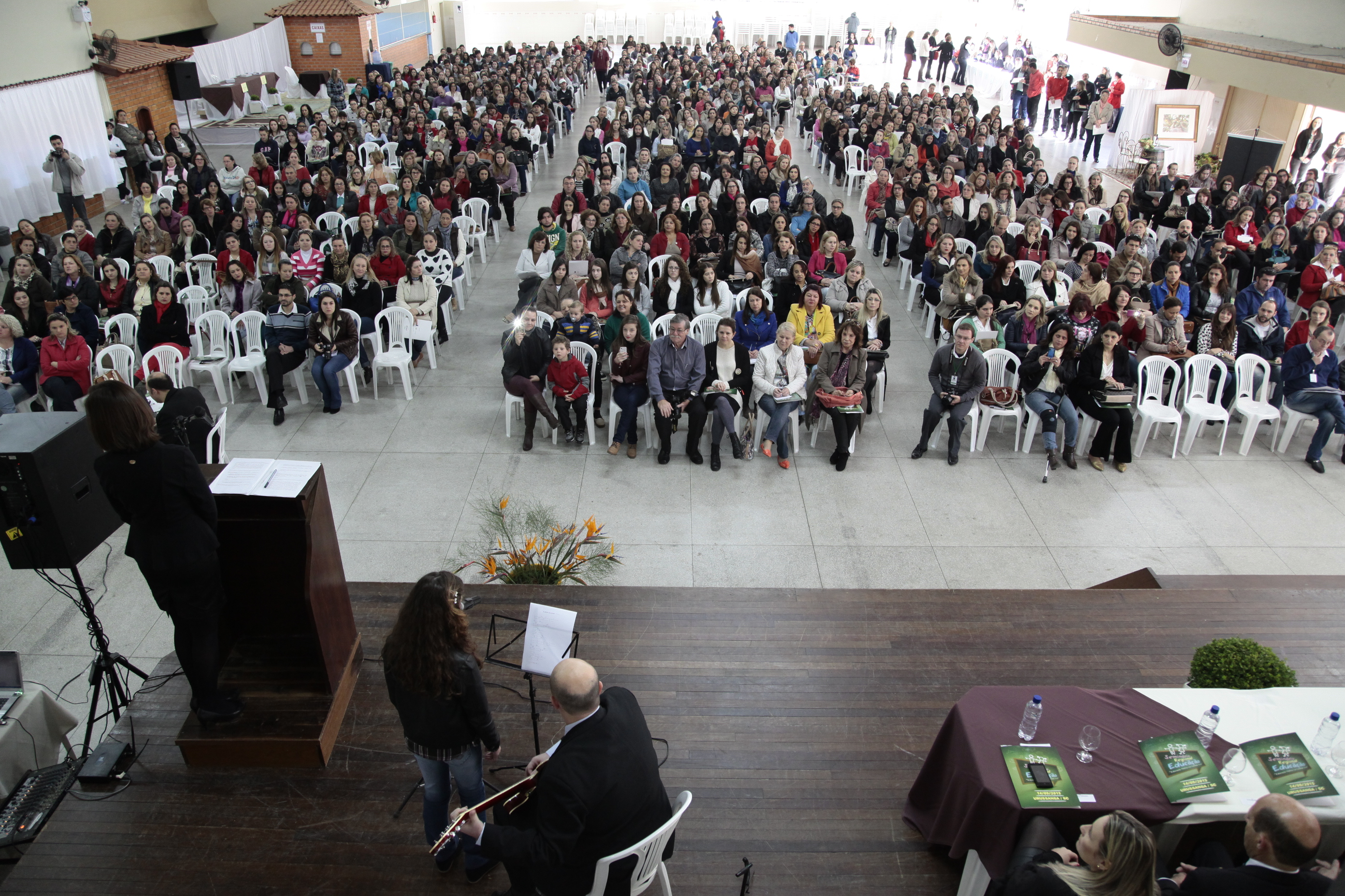 II Seminário Regional sobre Educação, realizado na cidade de Urussanga. Foto: Miriam Zomer/Agência AL