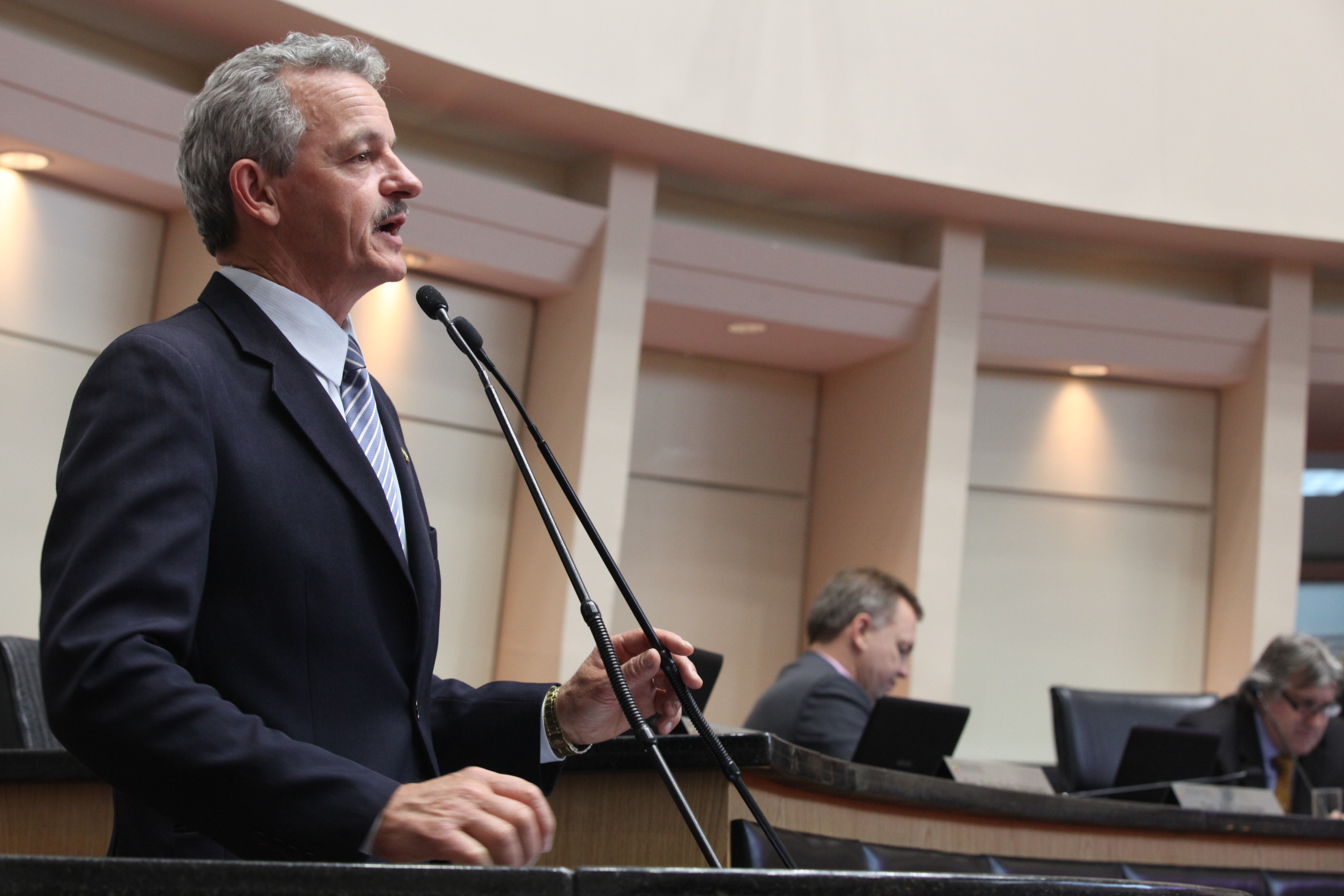 Sessão Ordinária - Plenário Osni Régis. Deputado Dirceu Dresch (PT)  - Foto: Eduardo Guedes de Oliveira / Agência AL