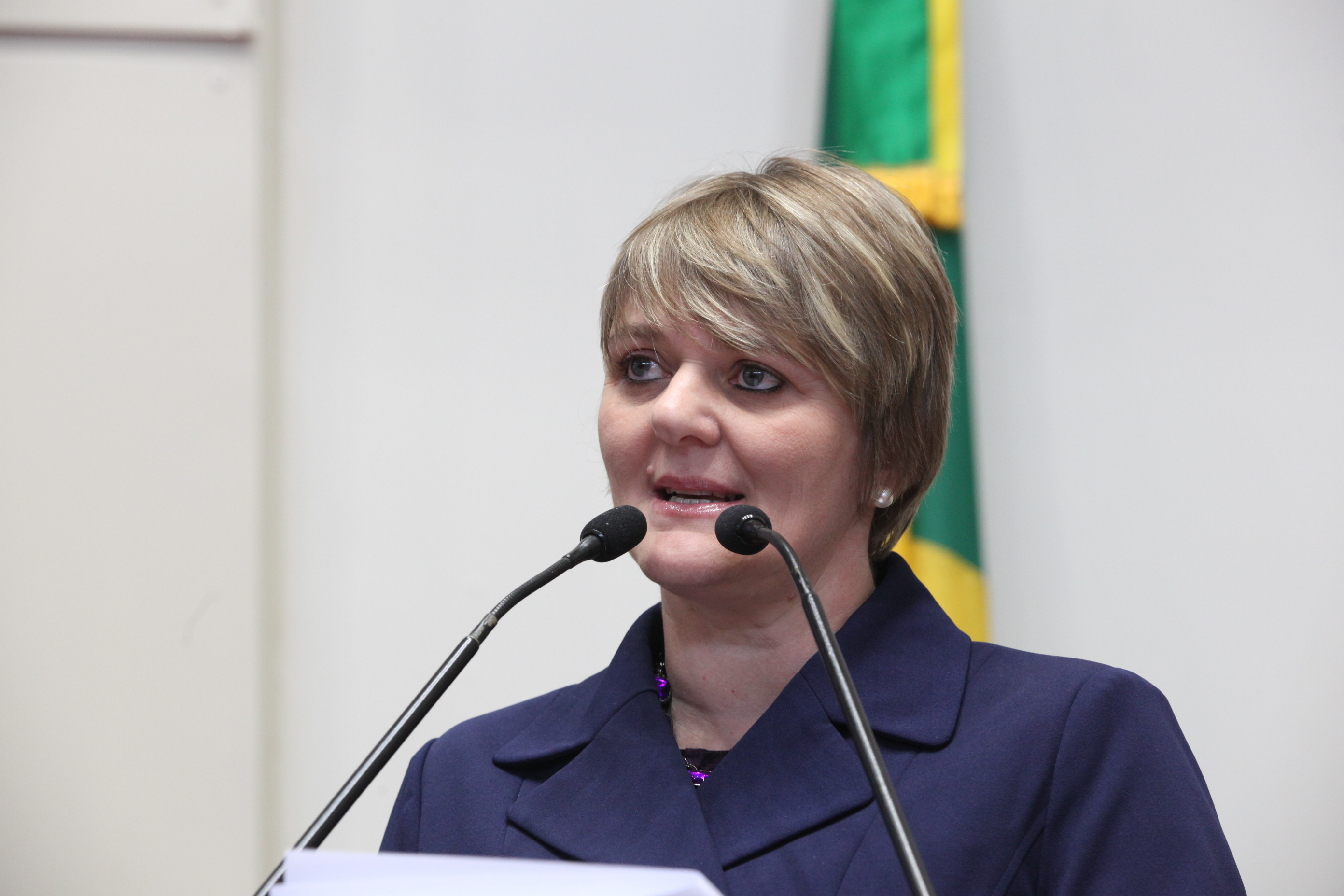 Sessão Ordinária - Plenário Osni Régis. Deputada Luciane Carminatti (PT)  - Foto: Eduardo Guedes de Oliveira / Agência AL