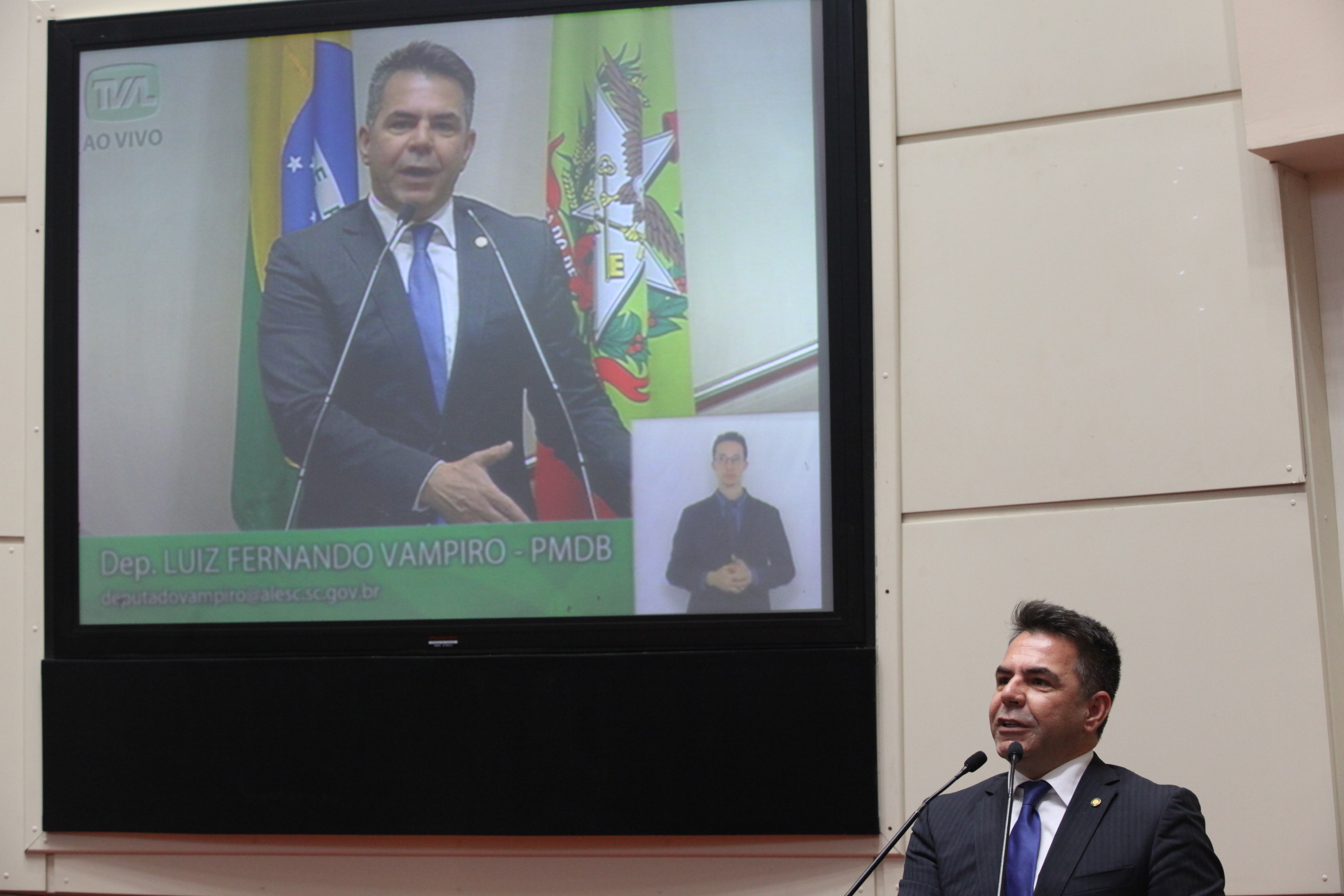 Sessão Ordinária da Assembleia Legislativa do Estado de Santa Catarina. Fotos: Eduardo Guedes de Oliveira/Agência AL