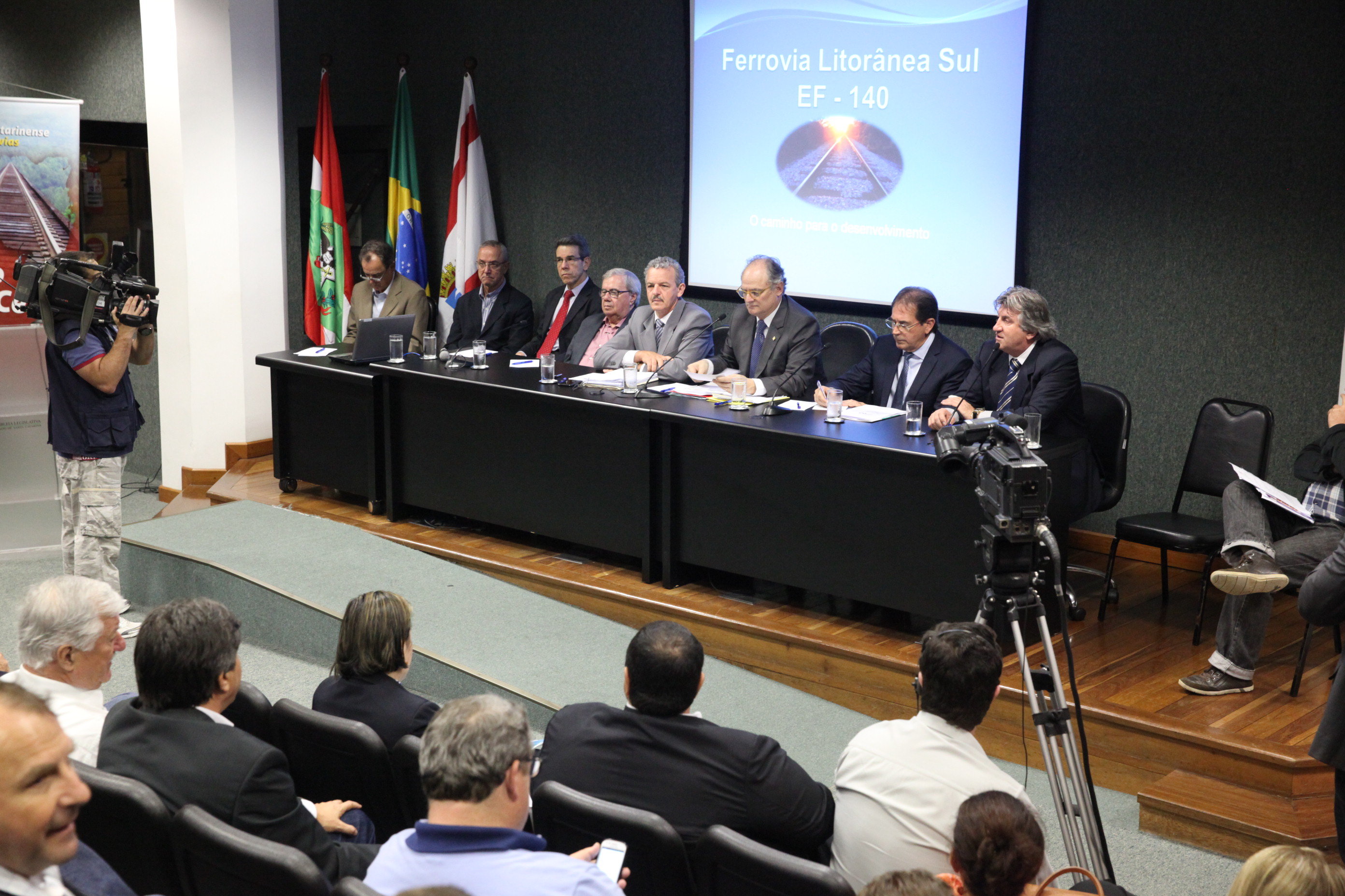Implantação da Ferrovia Litorânea Sul em SC_ FOTO Eduardo Guedes de Oliveira / Agência AL