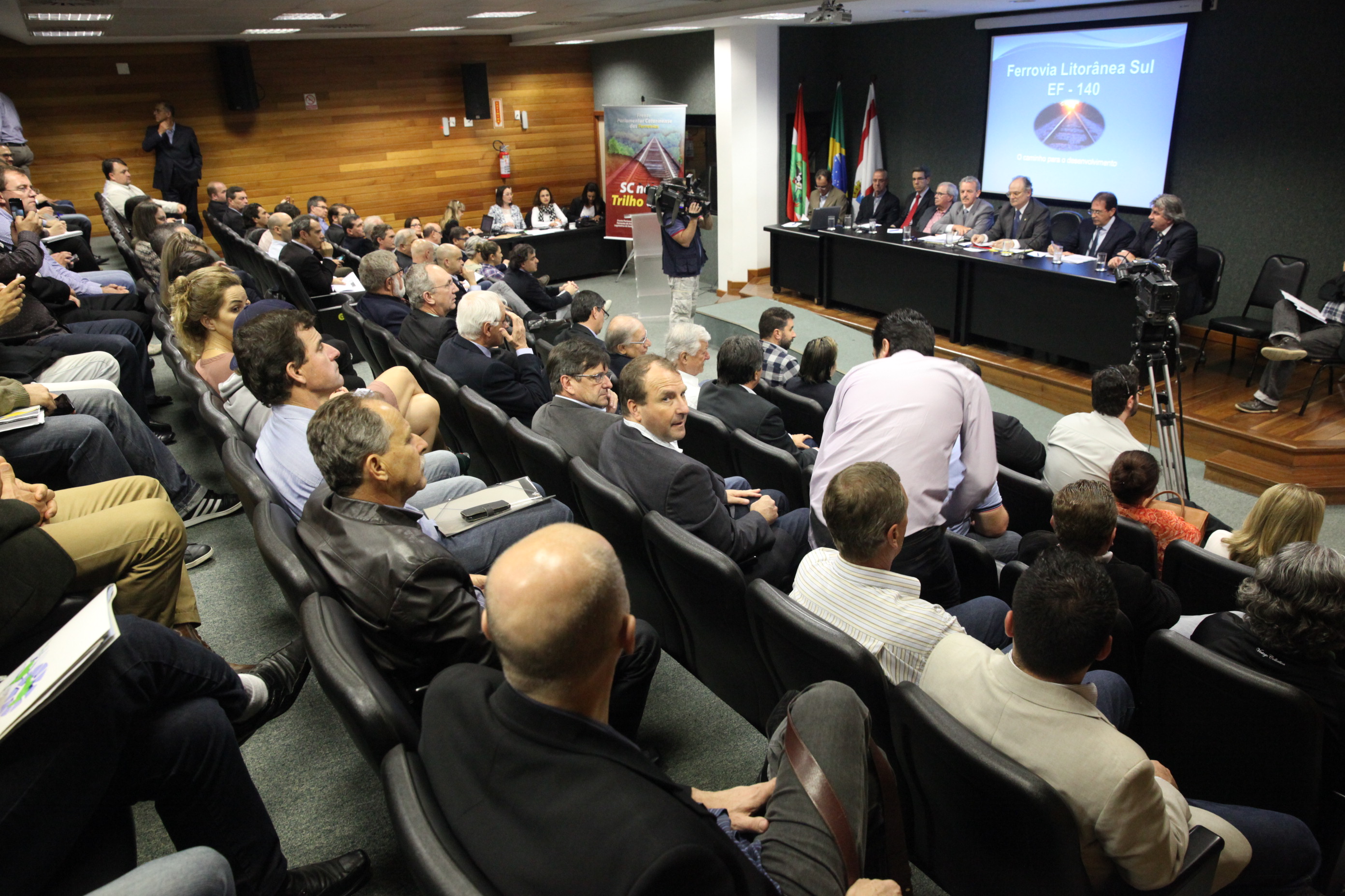 Implantação da Ferrovia Litorânea Sul em SC_ FOTO Eduardo Guedes de Oliveira / Agência AL