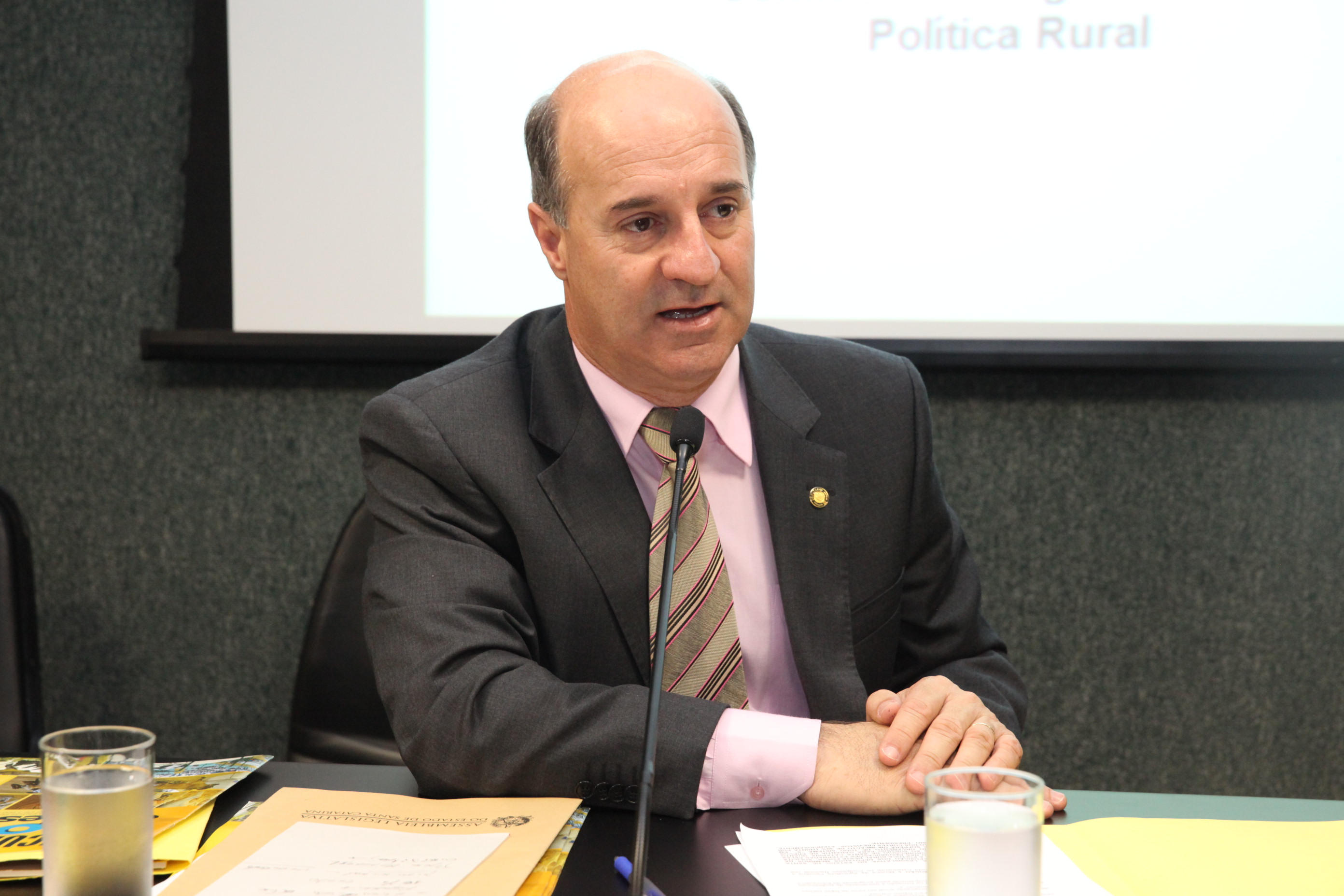Deputado José Milton Scheffer (PP). Reunião da Comissão de Agricultura e Produção Rural. Foto: Fábio Queiroz / Agência AL