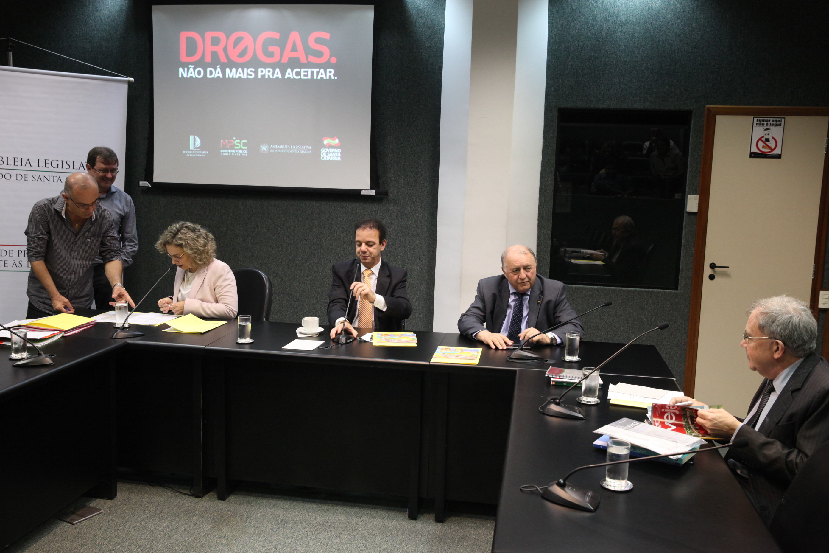 Reunião da Comissão de Combate às Drogas. Foto: Eduardo Guedes de Oliveira / Agência AL