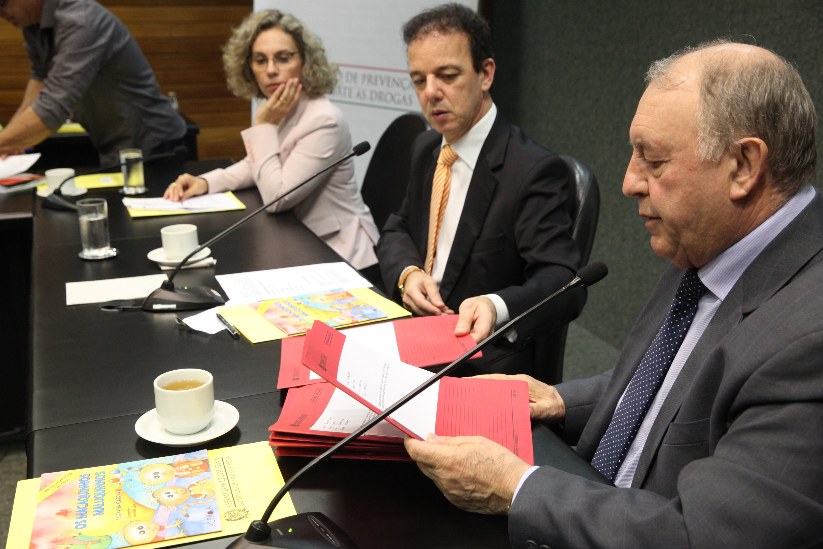 Reunião da Comissão de Combate às Drogas. Foto: Eduardo Guedes de Oliveira / Agência AL