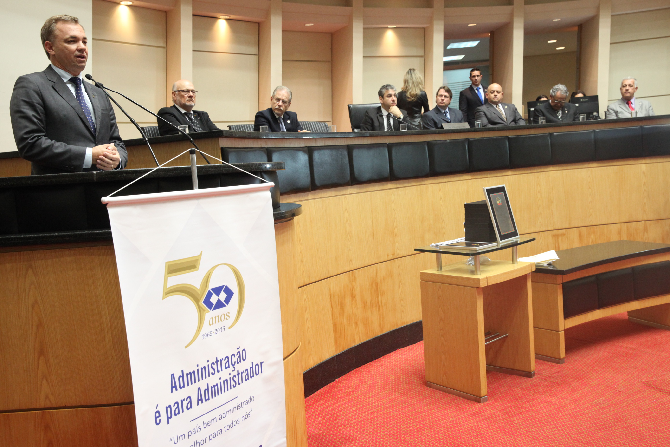 Sessão Especial em homenagem ao Jubileu de Ouro dos Administradores. Foto: Fábio Queiroz / Agência AL