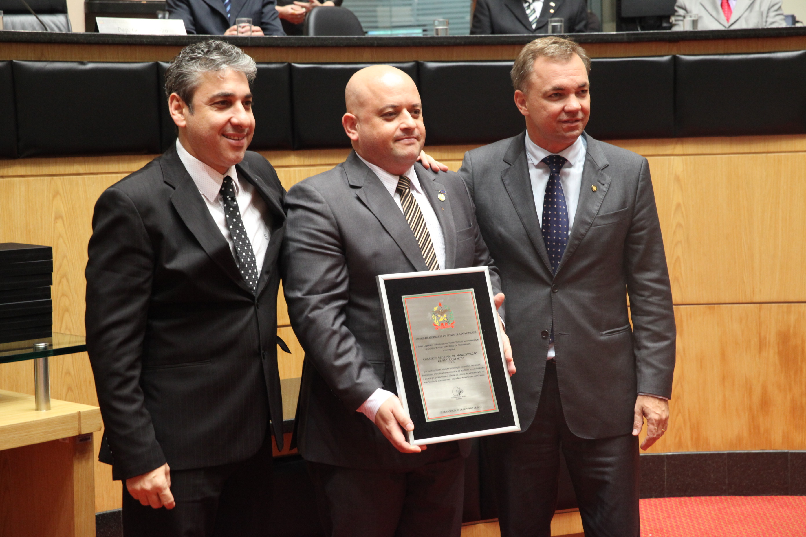 Sessão Especial em homenagem ao Jubileu de Ouro dos Administradores. Foto: Fábio Queiroz / Agência AL