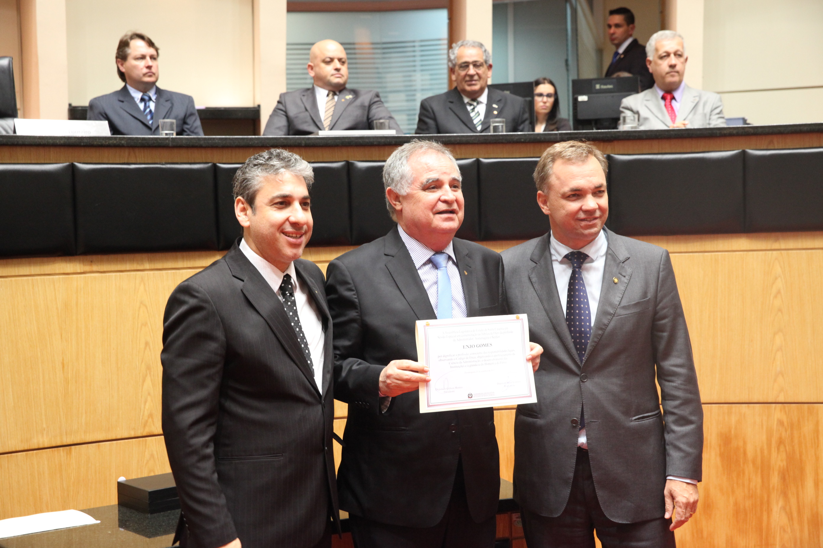 Sessão Especial em homenagem ao Jubileu de Ouro dos Administradores. Foto: Fábio Queiroz / Agência AL
