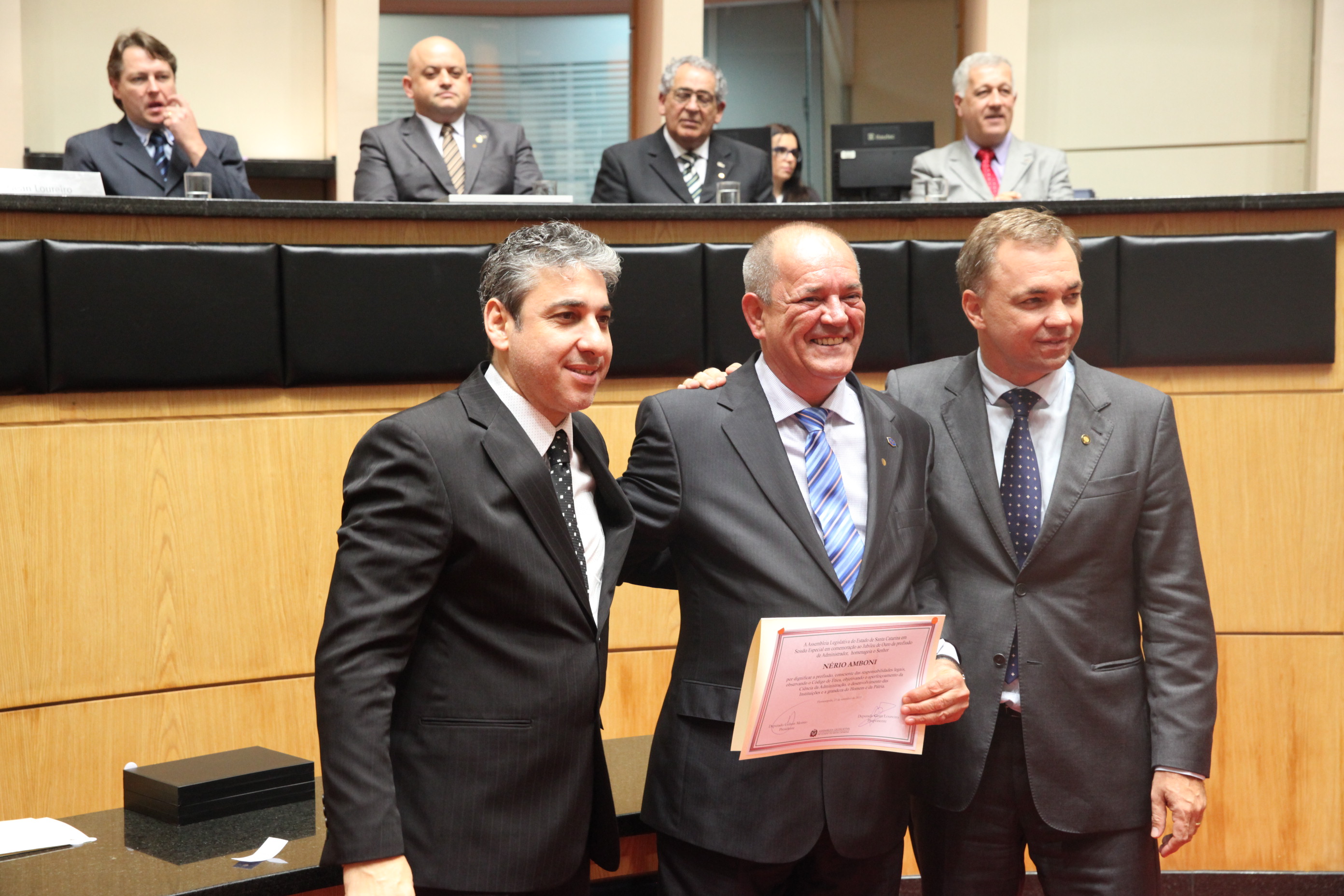 Sessão Especial em homenagem ao Jubileu de Ouro dos Administradores. Foto: Fábio Queiroz / Agência AL