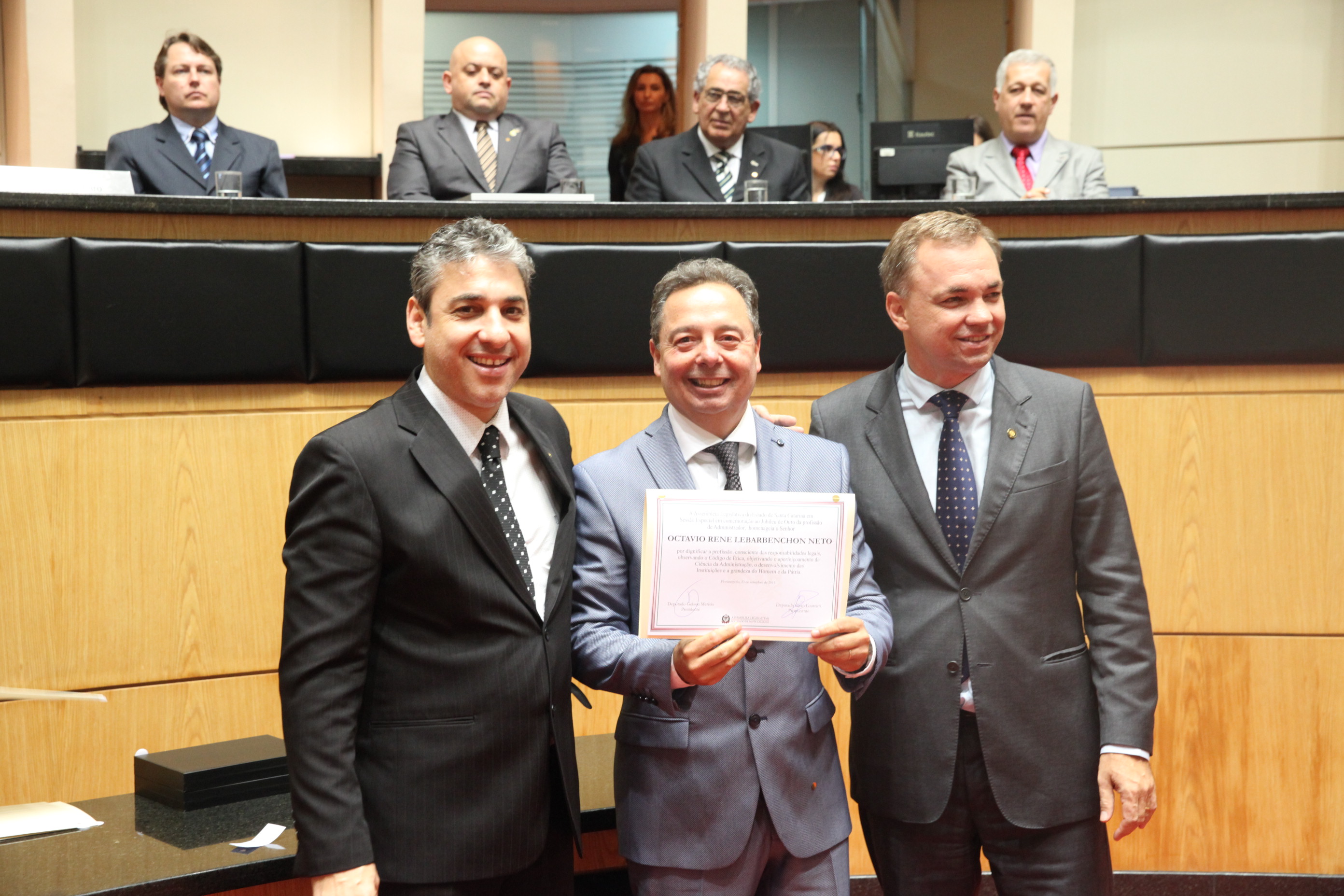 Sessão Especial em homenagem ao Jubileu de Ouro dos Administradores. Foto: Fábio Queiroz / Agência AL