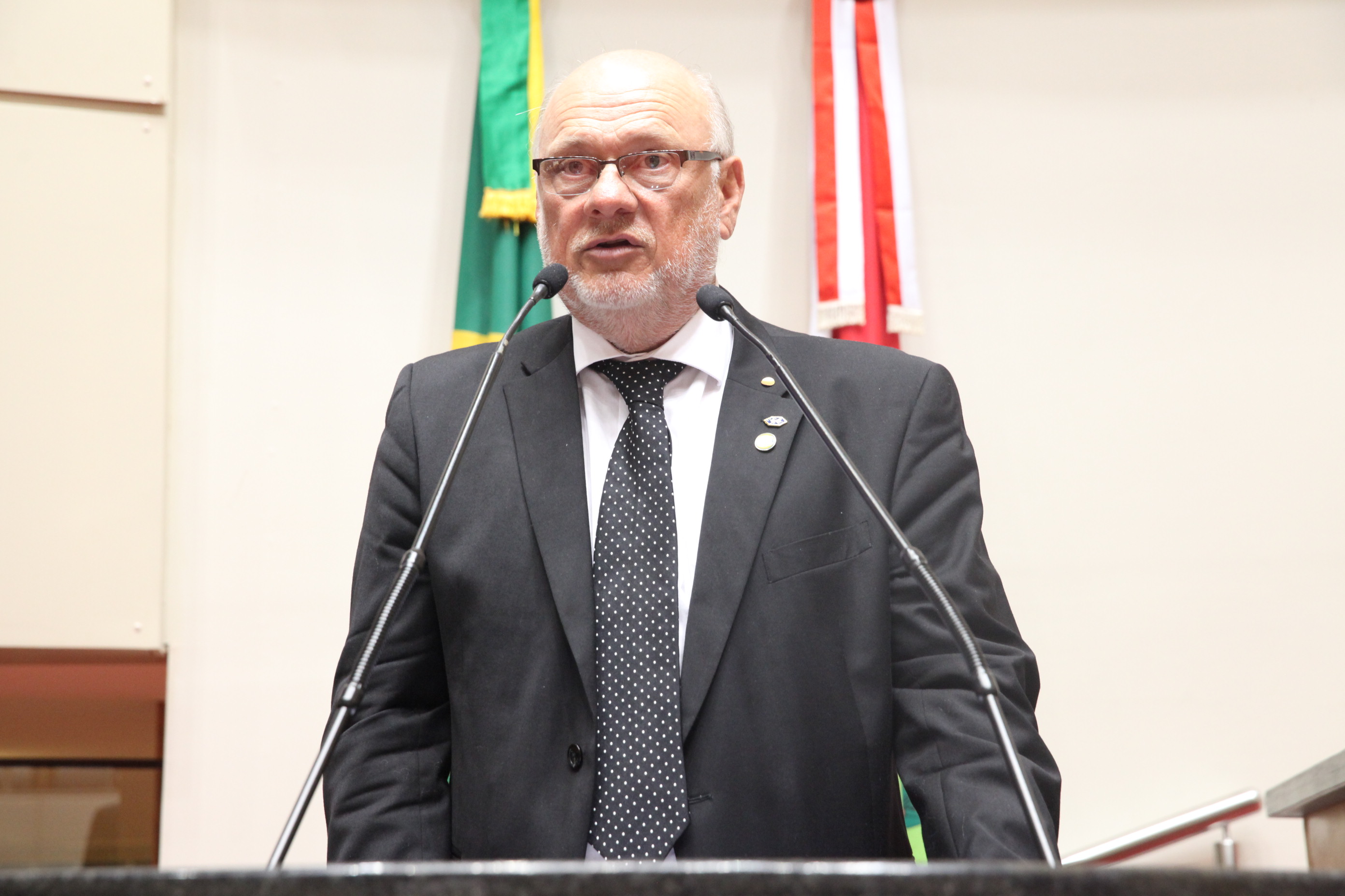 Célio da Costa Struve. Sessão Especial em homenagem ao Jubileu de Ouro dos Administradores. Foto: Fábio Queiroz / Agência AL