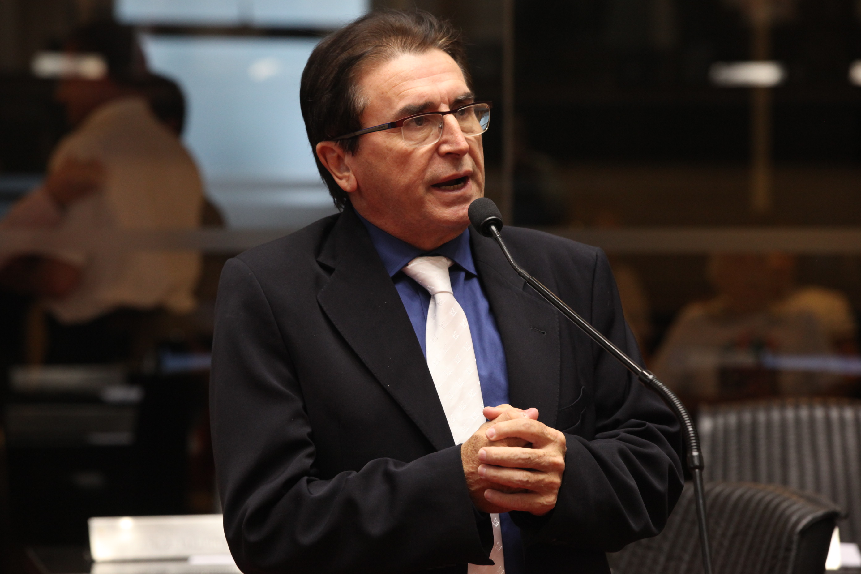 Sessão Ordinária. Deputado Antonio Aguiar (PMDB). Foto Eduardo Guedes de Oliveira / Agência AL