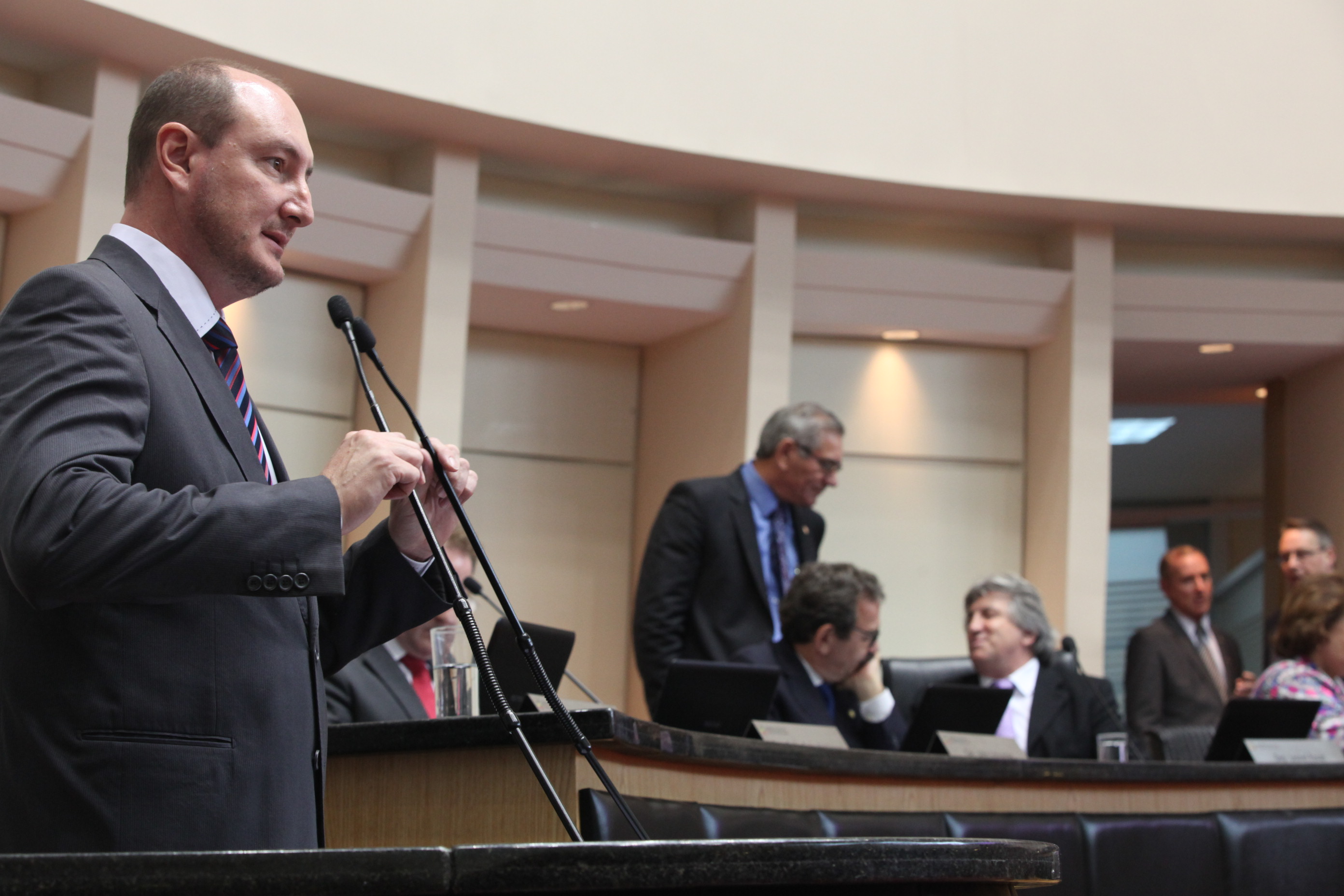 Sessão Ordinária. Deputado Mauro de Nadal (PMDB). Foto Eduardo Guedes de Oliveira / Agência AL