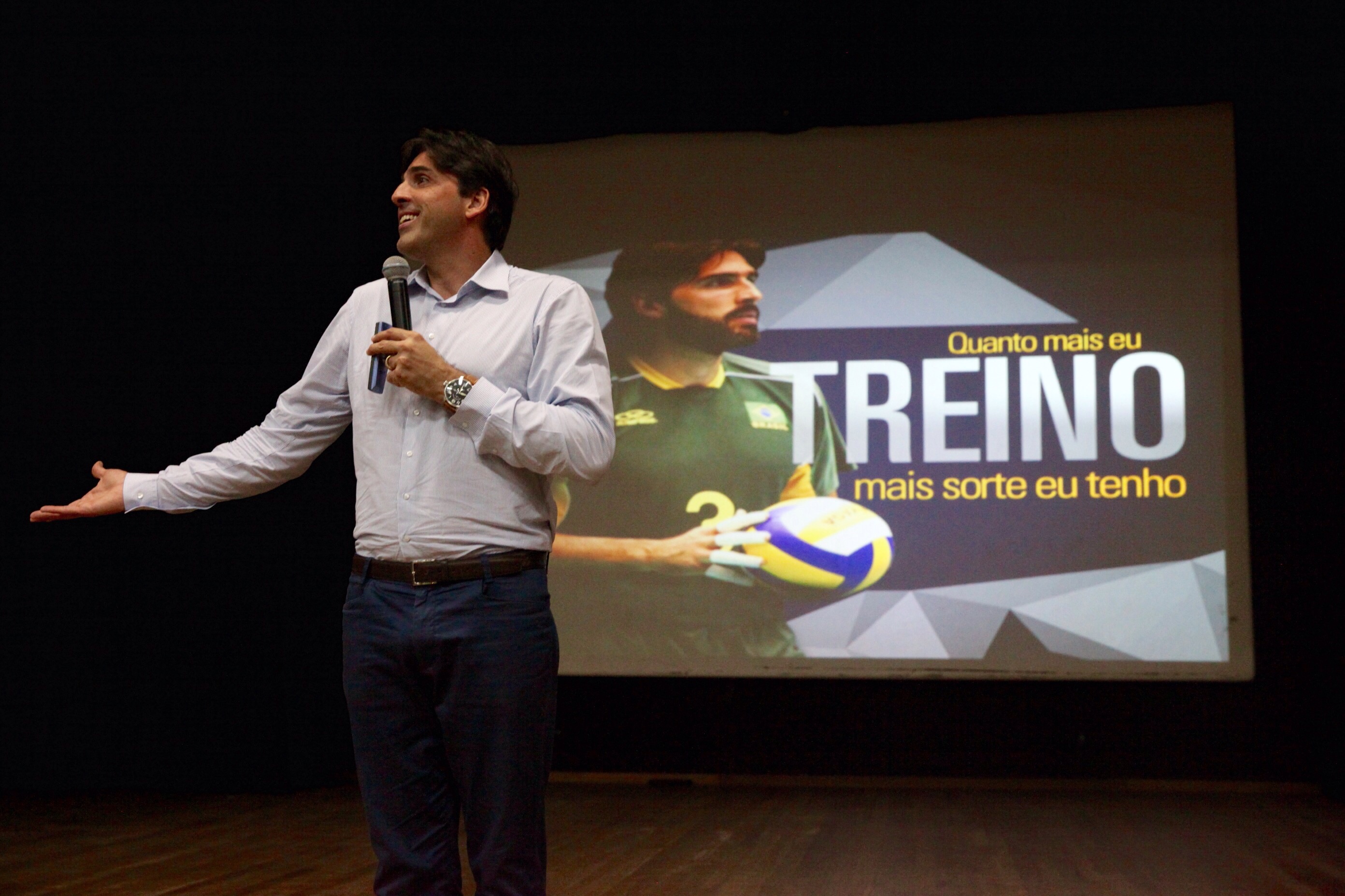 Palestra Giovane Gávio. Foto: Fábio Queiroz / Agência AL