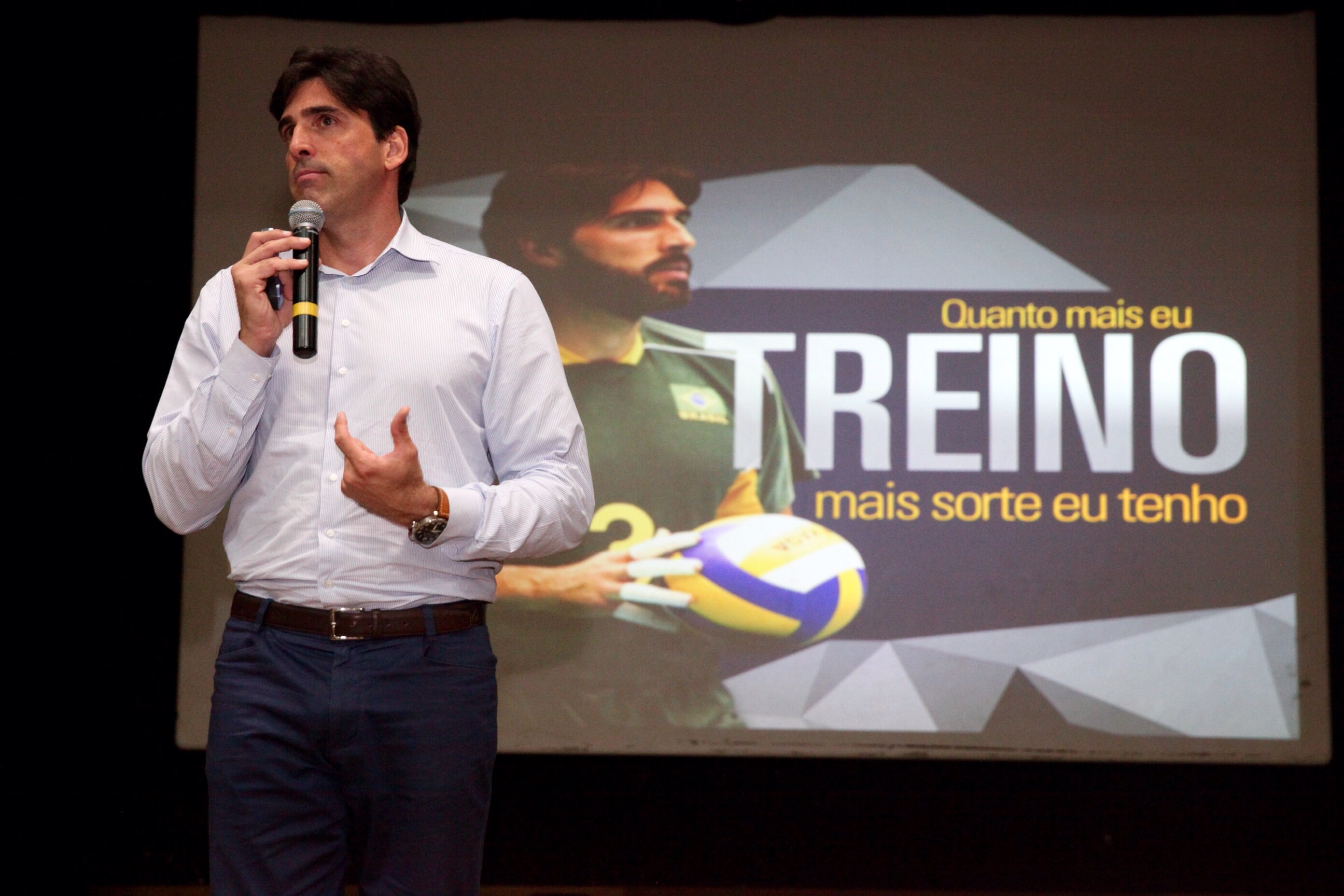 Palestra Giovane Gávio. Foto: Fábio Queiroz / Agência AL