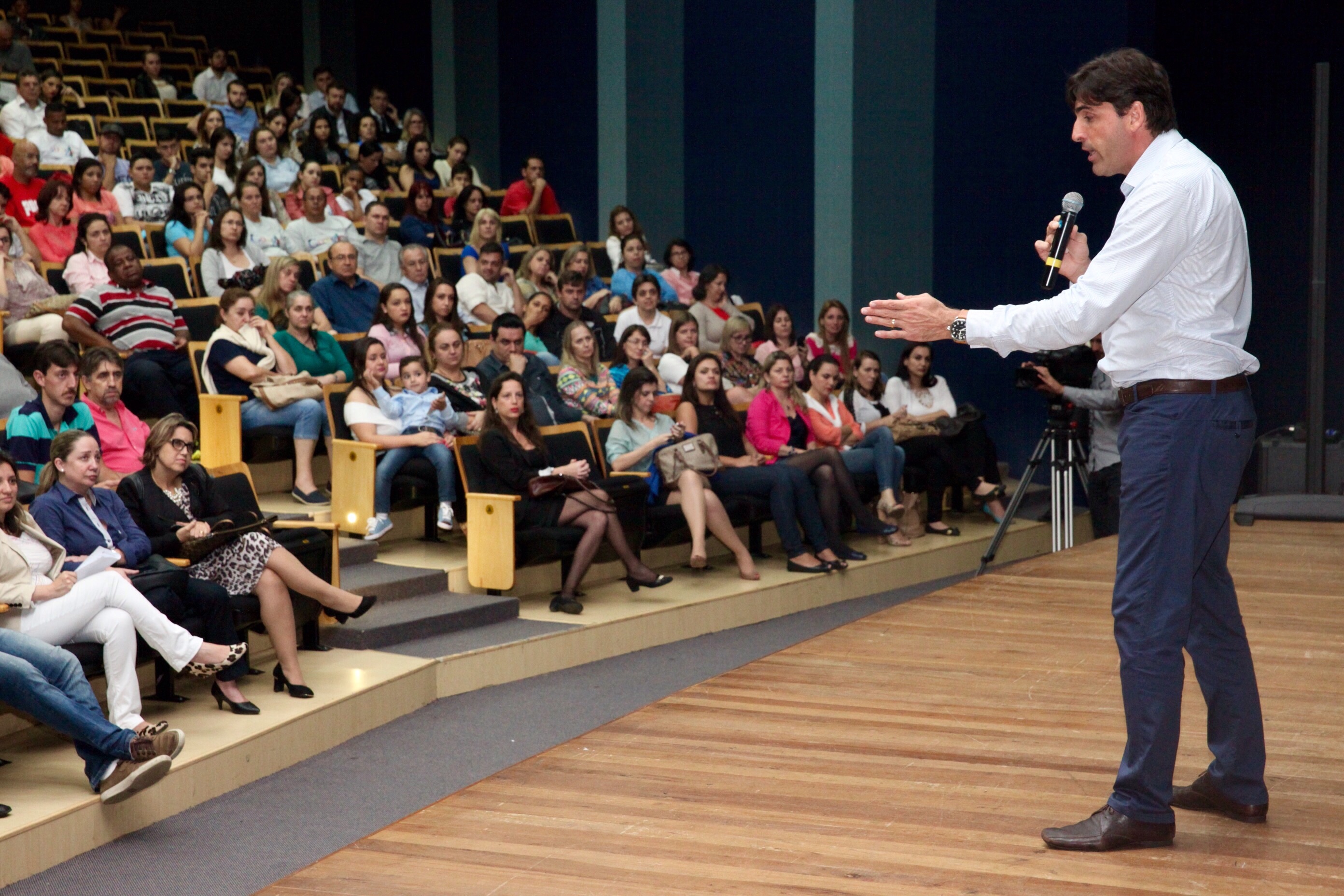 Palestra Giovane Gávio. Foto: Fábio Queiroz / Agência AL