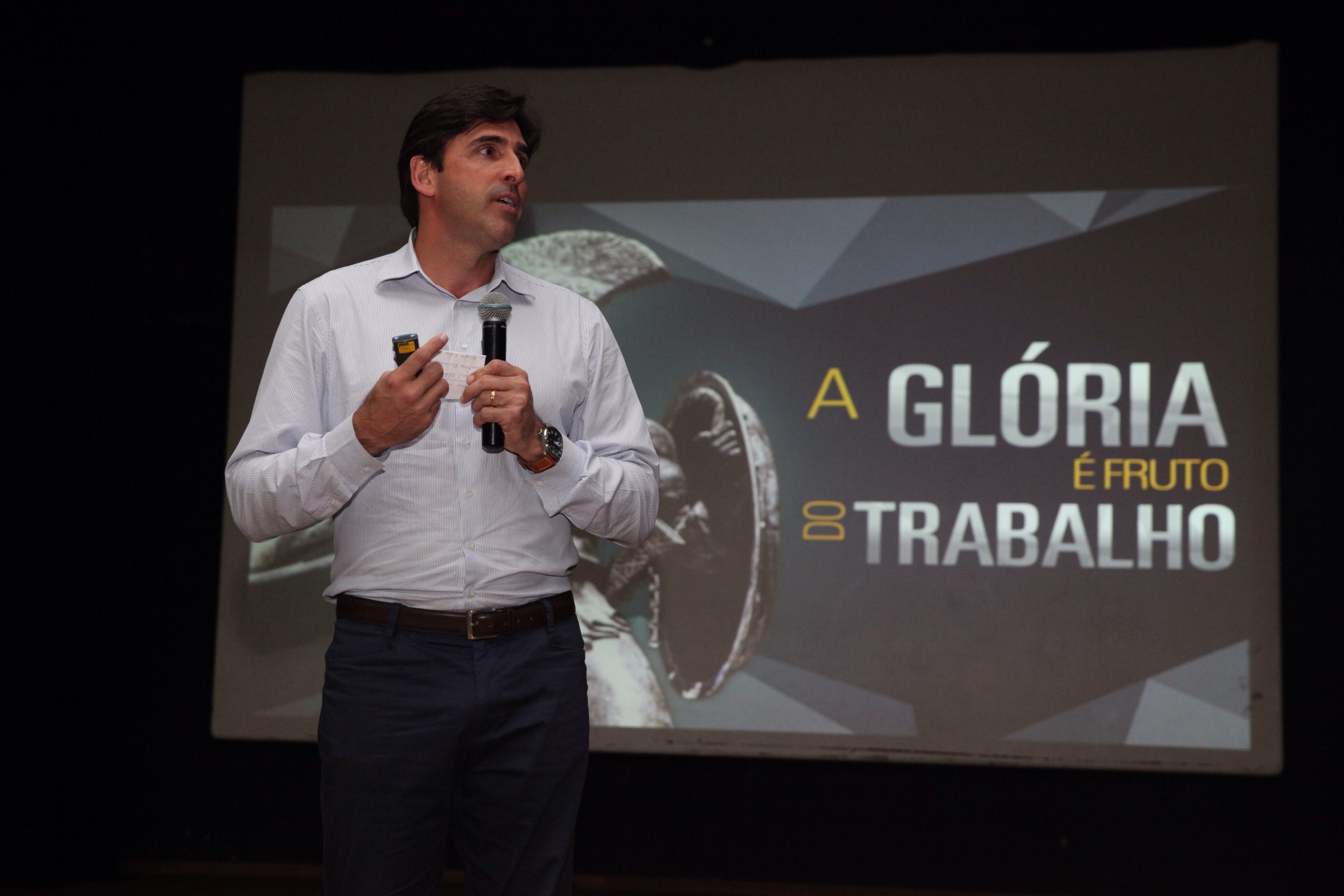 Palestra Giovane Gávio. Foto: Fábio Queiroz / Agência AL