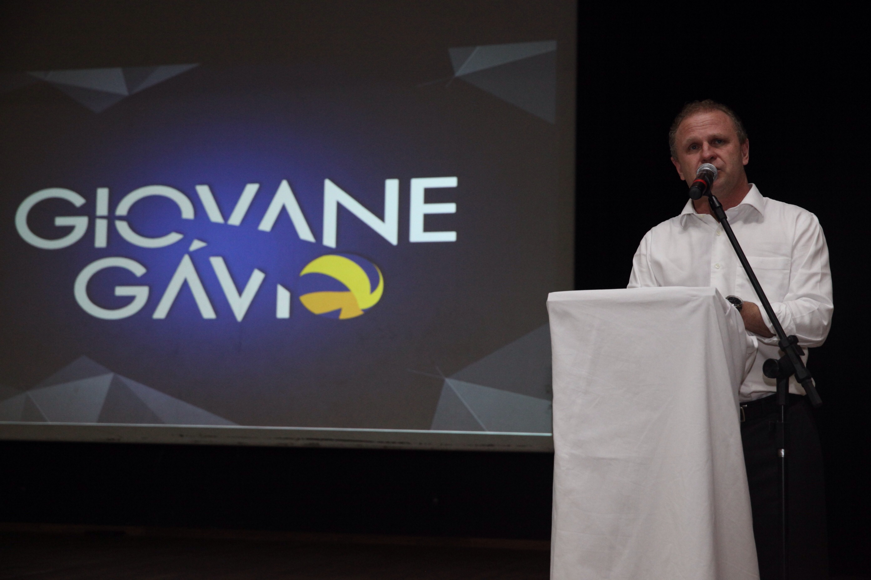 Deputado Gelson Merisio - Presidente da Alesc. Palestra Giovane Gávio. Foto: Fábio Queiroz / Agência AL