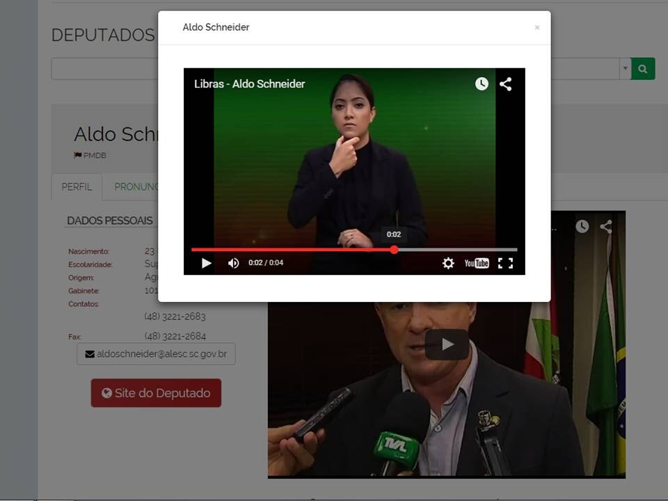 Parlamento vai disponibilizar glossário de Libras pela internet